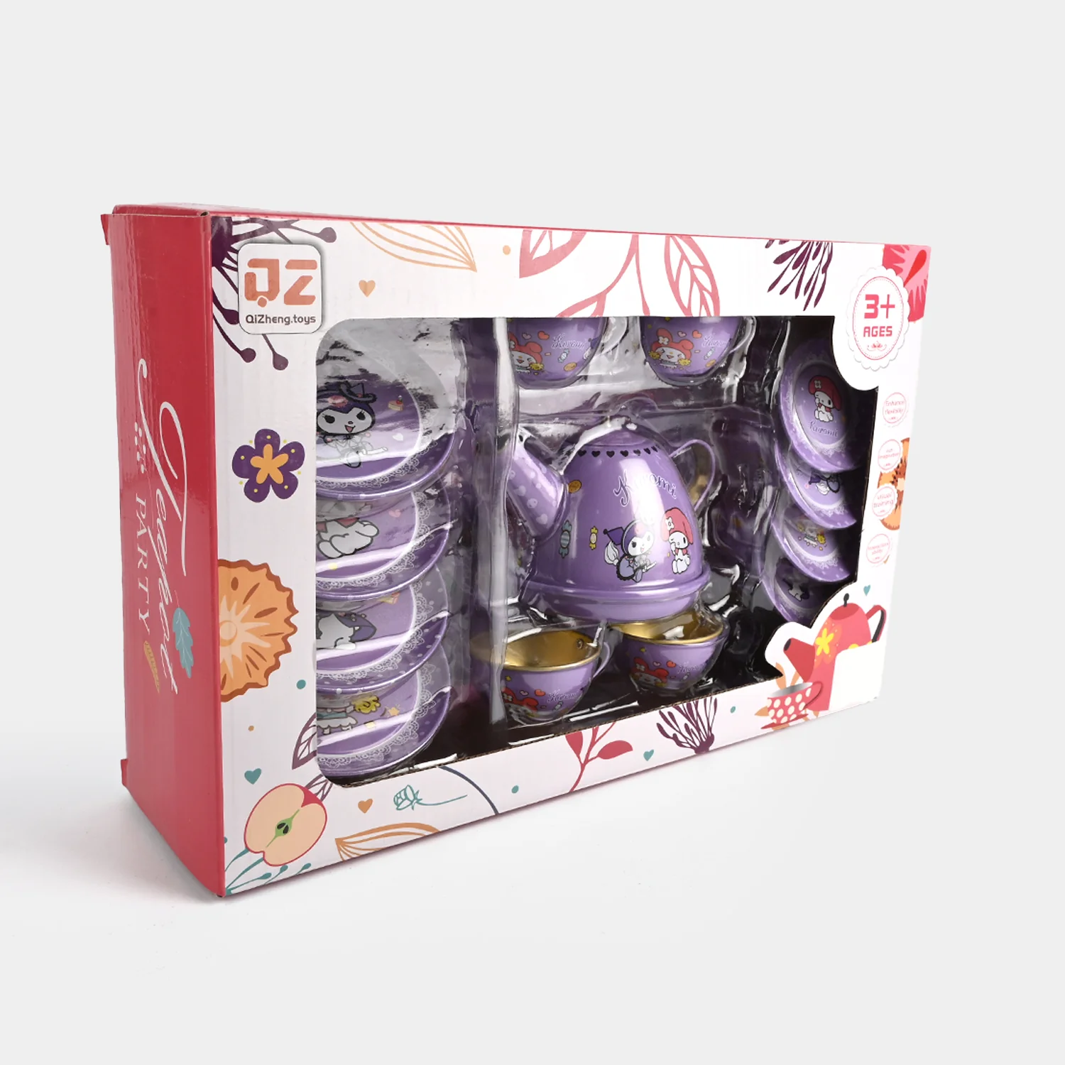 Kids Metal Tea Set Play Kit - Image 3