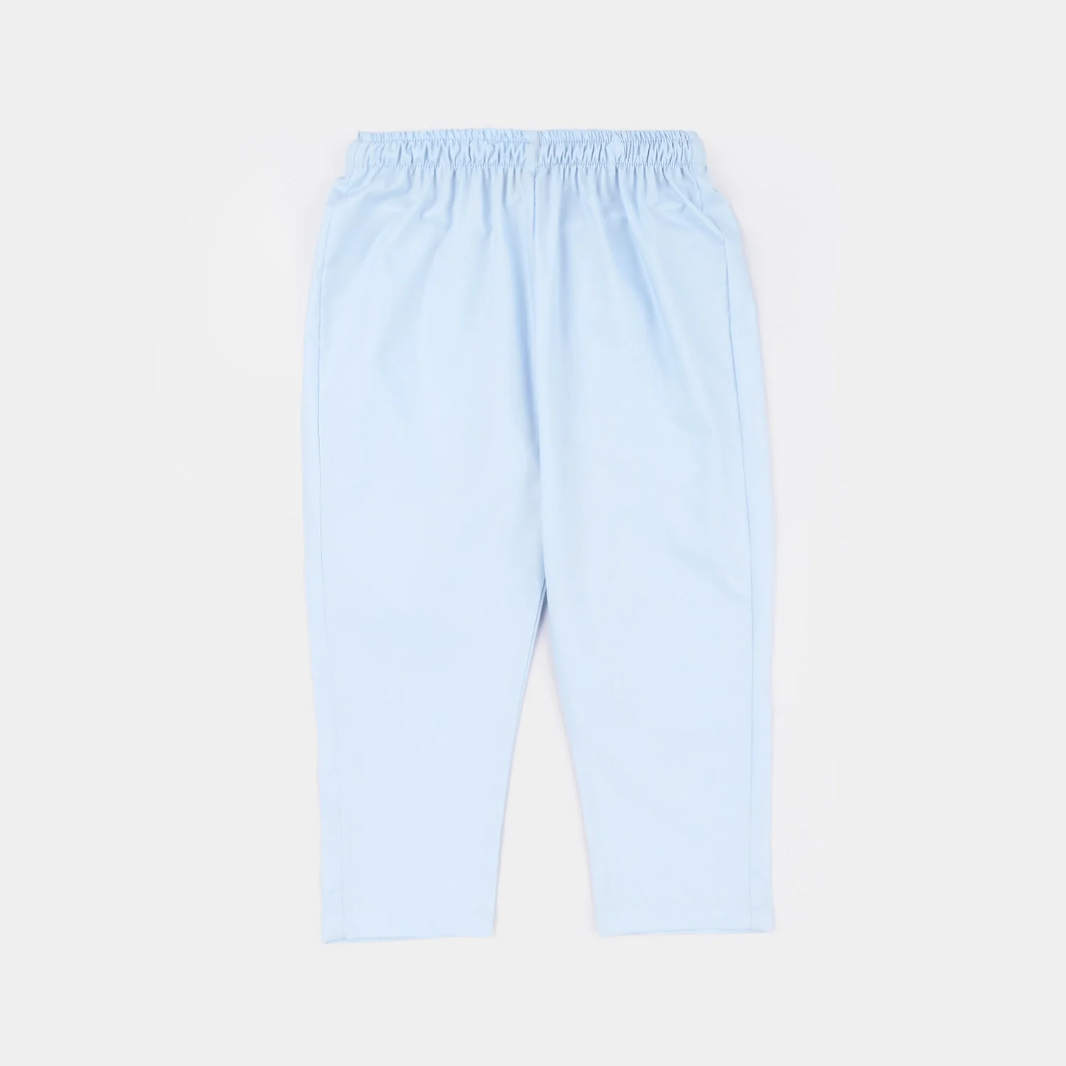 Teens Boys Poly Viscose Kurta Pajama (Cut Collar) - Light Blue - Image 5