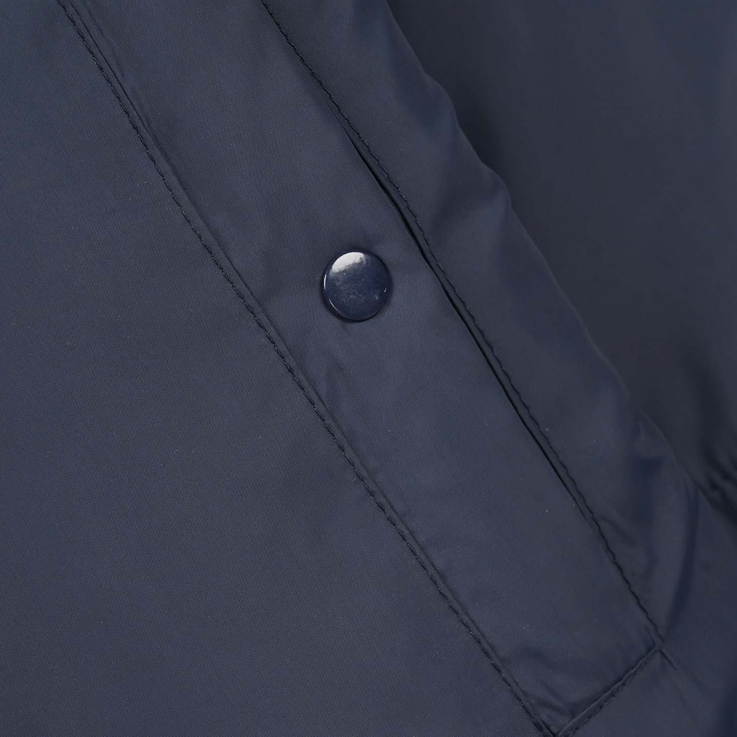 Teens Girls Fleece Collar Puffer Jacket Cozy Chic – Navy - Image 3