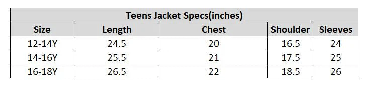 Teens Girls Fleece Collar Puffer Jacket Cozy Chic – Navy - Image 5