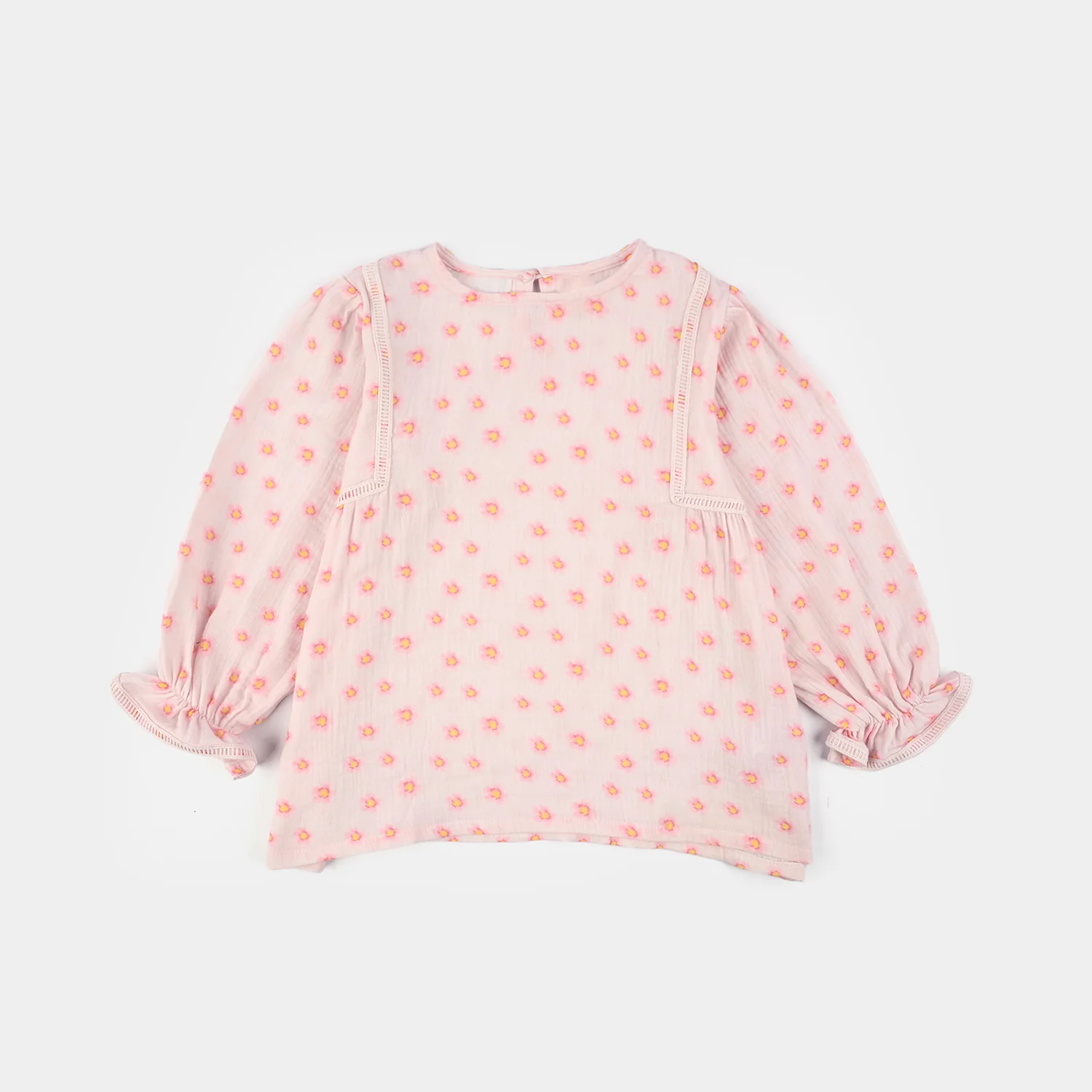 Teens Girls Gauze Co-Ord Set Orchid Pink - Baby Pink - Image 3