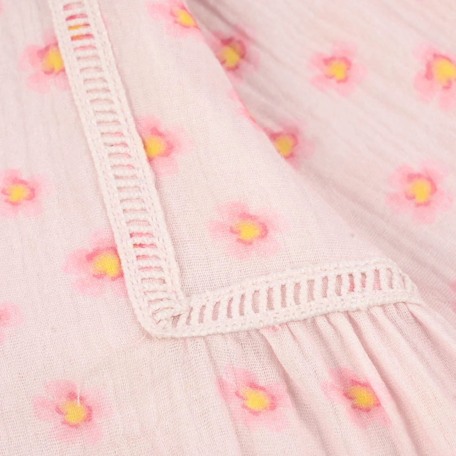 Teens Girls Gauze Co-Ord Set Orchid Pink - Baby Pink - Image 4
