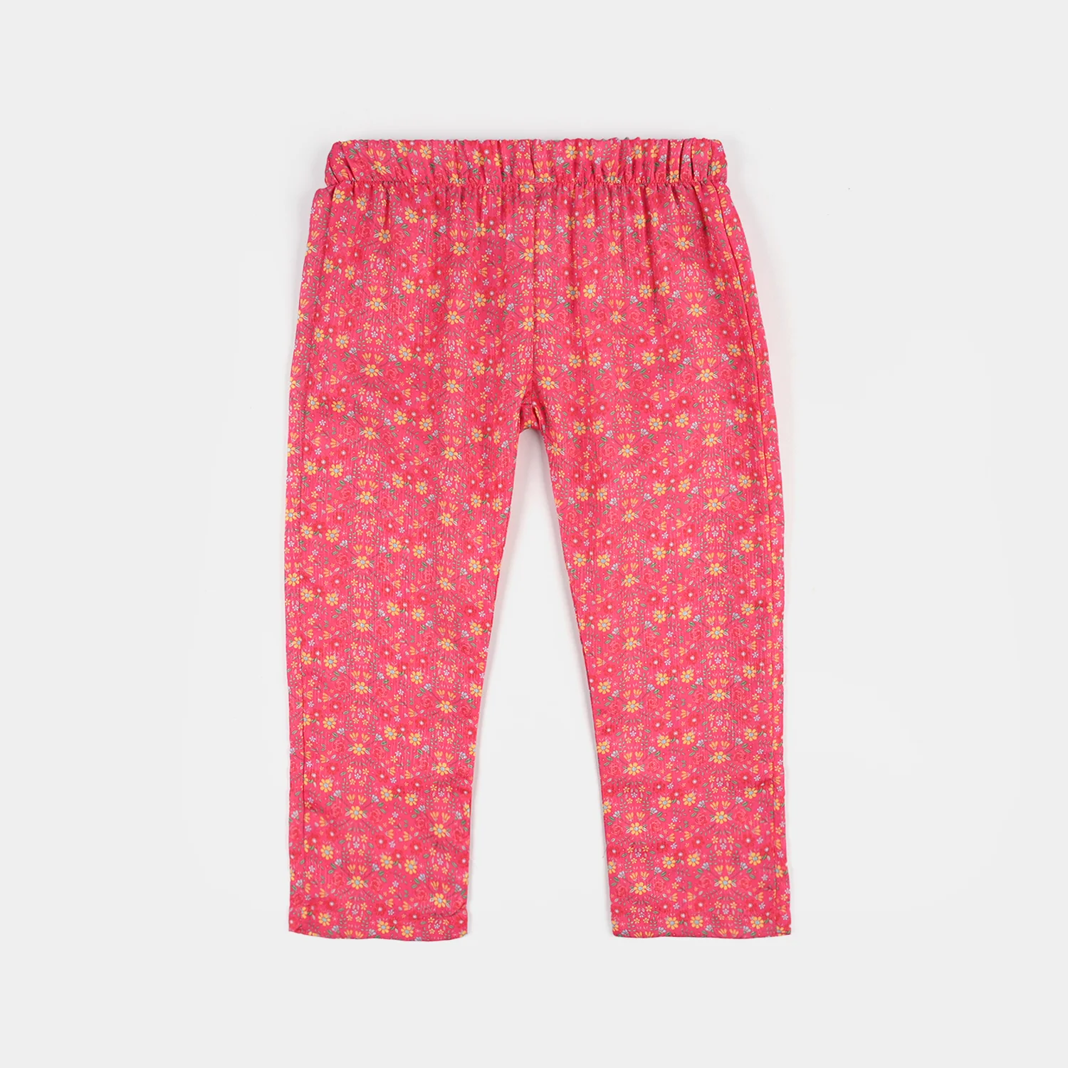 Girls Jacquard Printed 2Pcs (Bloom) - Pink - Image 7