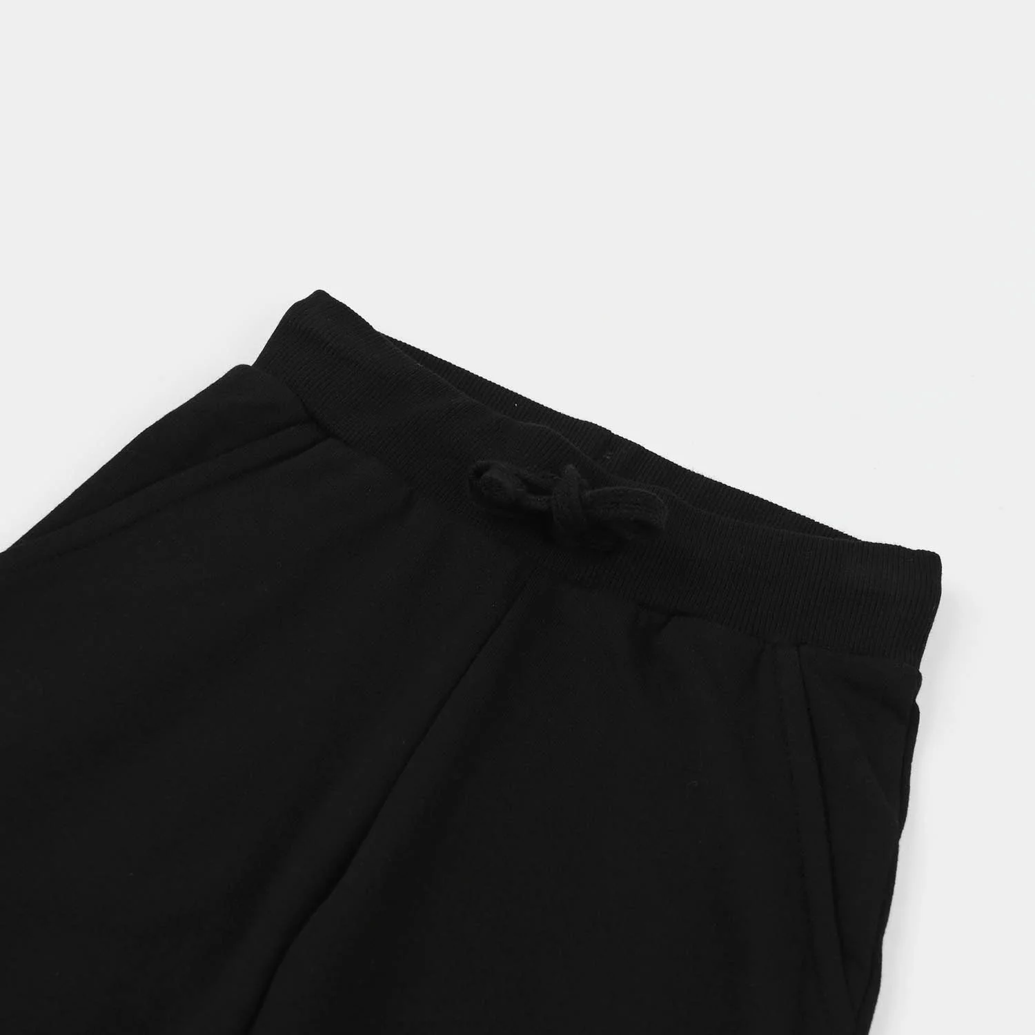 Girls Jersey/Terry Pajama (Basic) - Jet Black - Image 2