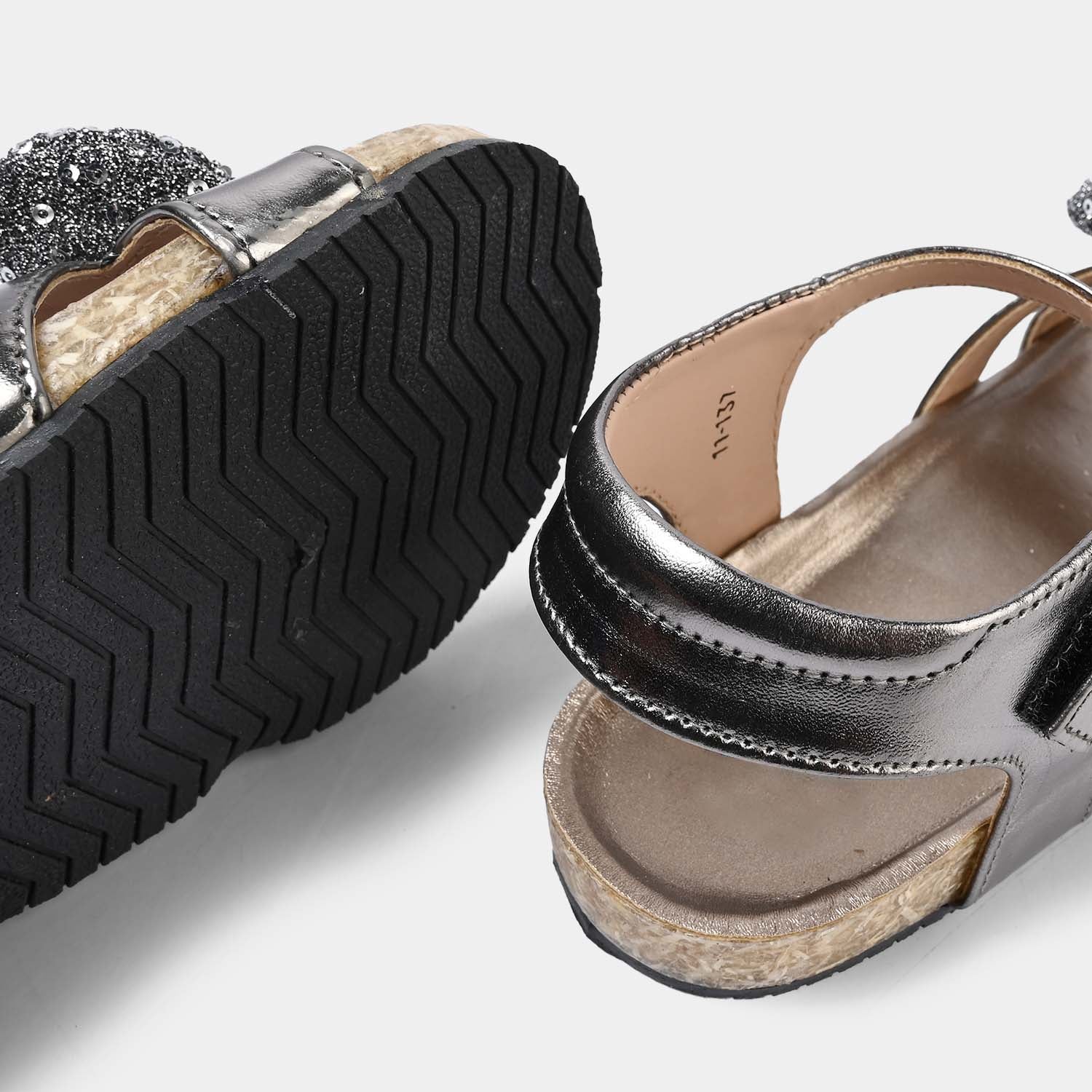 Teens Girls Sandal 11-137-GREY - Image 4