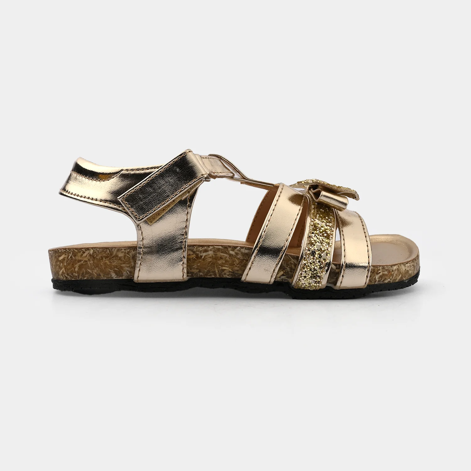 Teens Girls Sandal 11-138-GOLDEN - Image 4