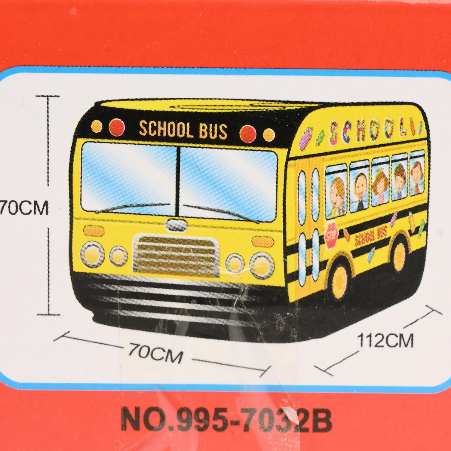 Kids' Pop-Up School Bus Play Tent - Image 3