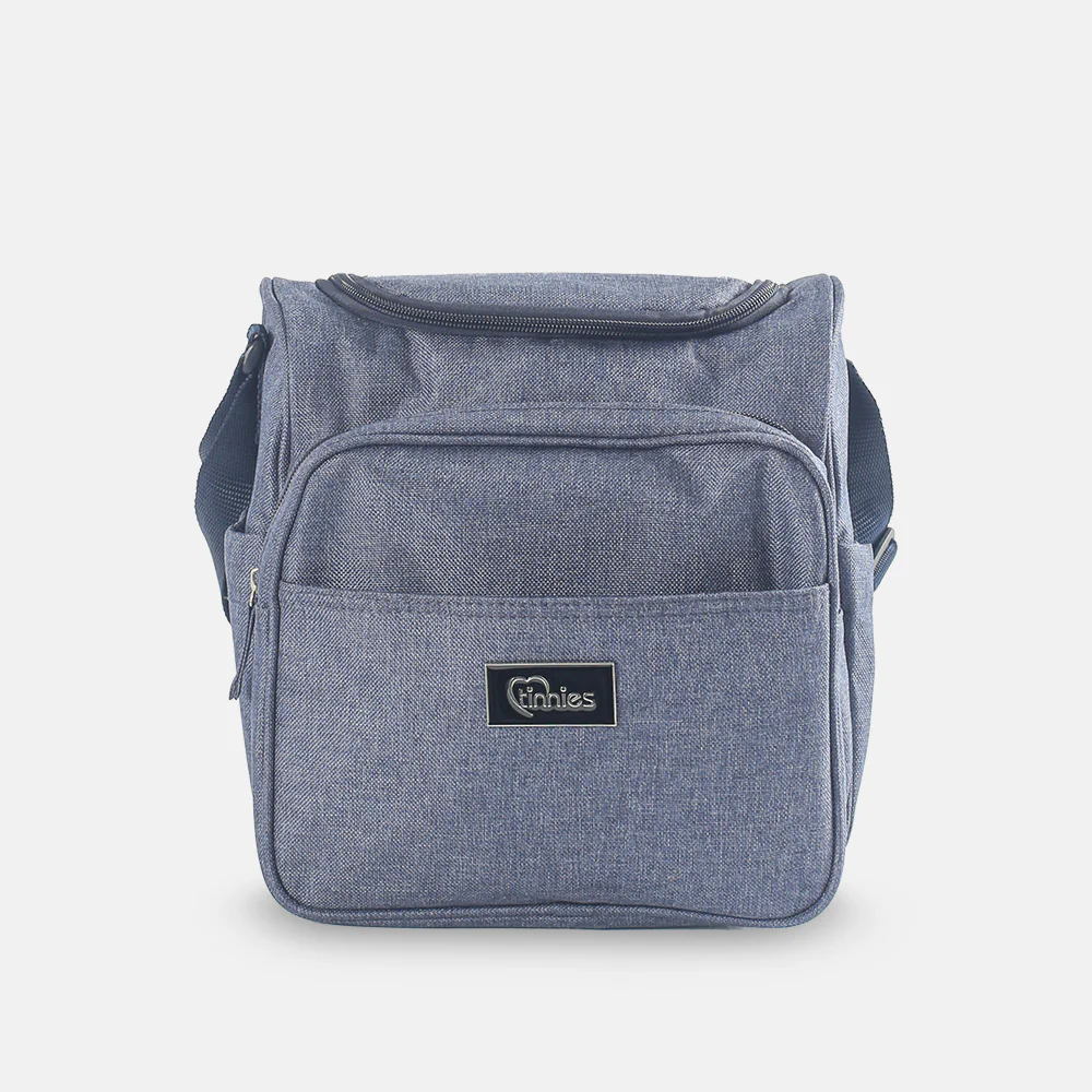 Tinnies Baby Diaper Bag Extured Blue S (T5007-A) - Image 2