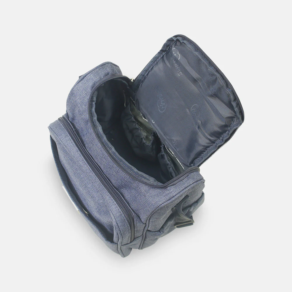 Tinnies Baby Diaper Bag Extured Blue S (T5007-A) - Image 6