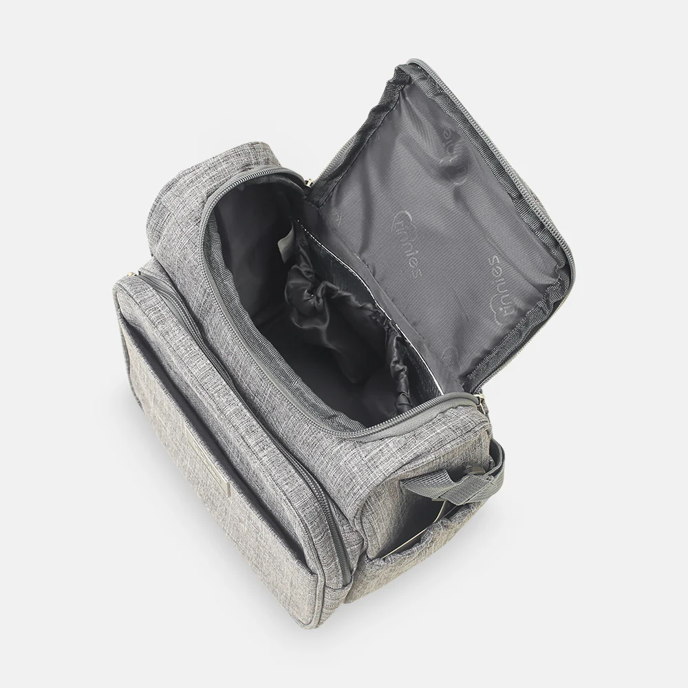 Tinnies Baby Diaper Bag Extured Gray S (T5007-B) - Image 3
