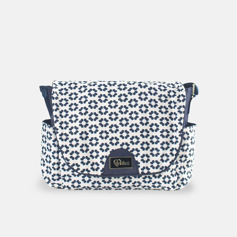 Tinnies Baby Diaper Bag Navy Floral (T5001) - Image 2