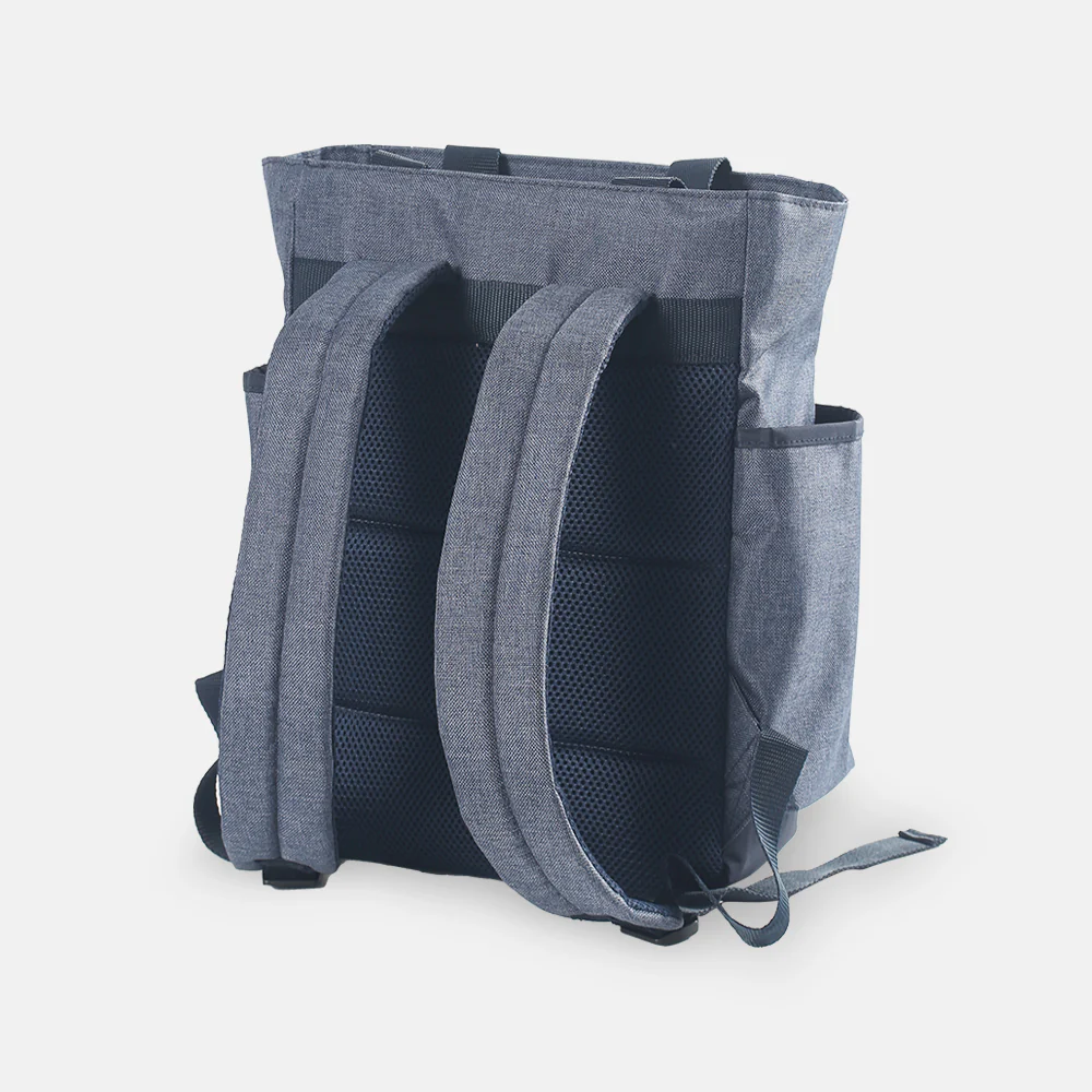 Tinnies Baby Diaper Bag Pack Minimal Textured Blue (T5006-A) - Image 3