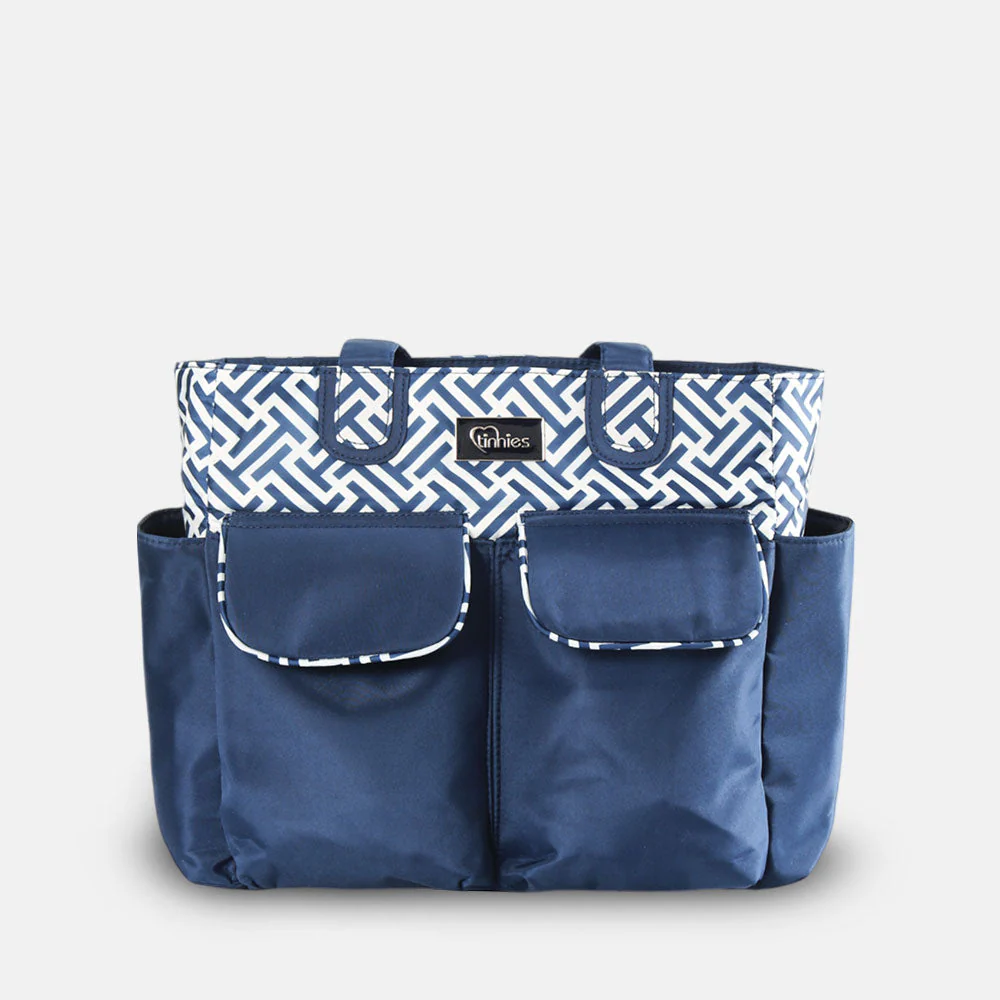 TINNIES DIAPER BAG β NAVY BLUE - Image 2