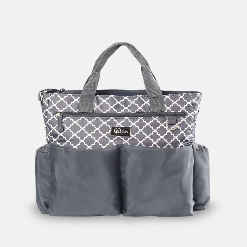 TINNIES BABY DIAPER BAG GREY - Image 2