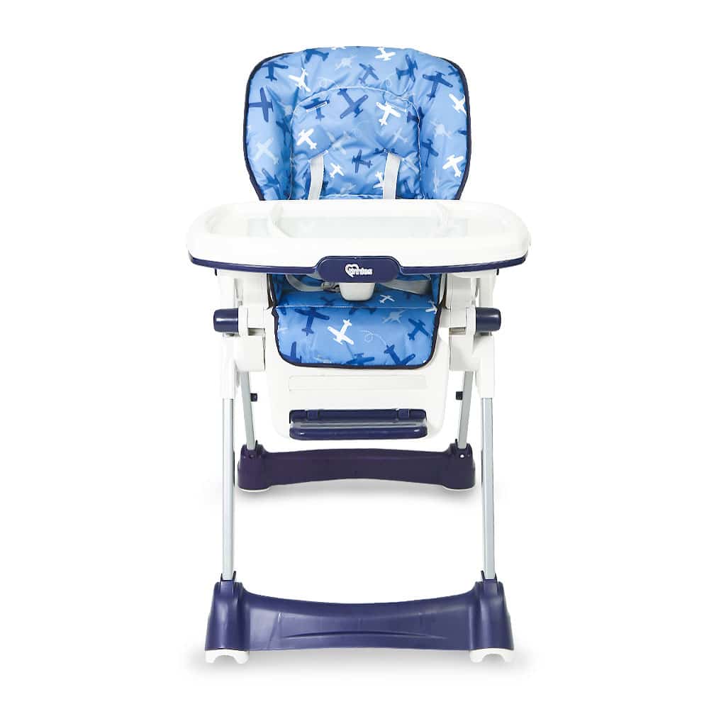 Tinnies Baby High Chair BG-89 Aeroplan Blue - Image 2