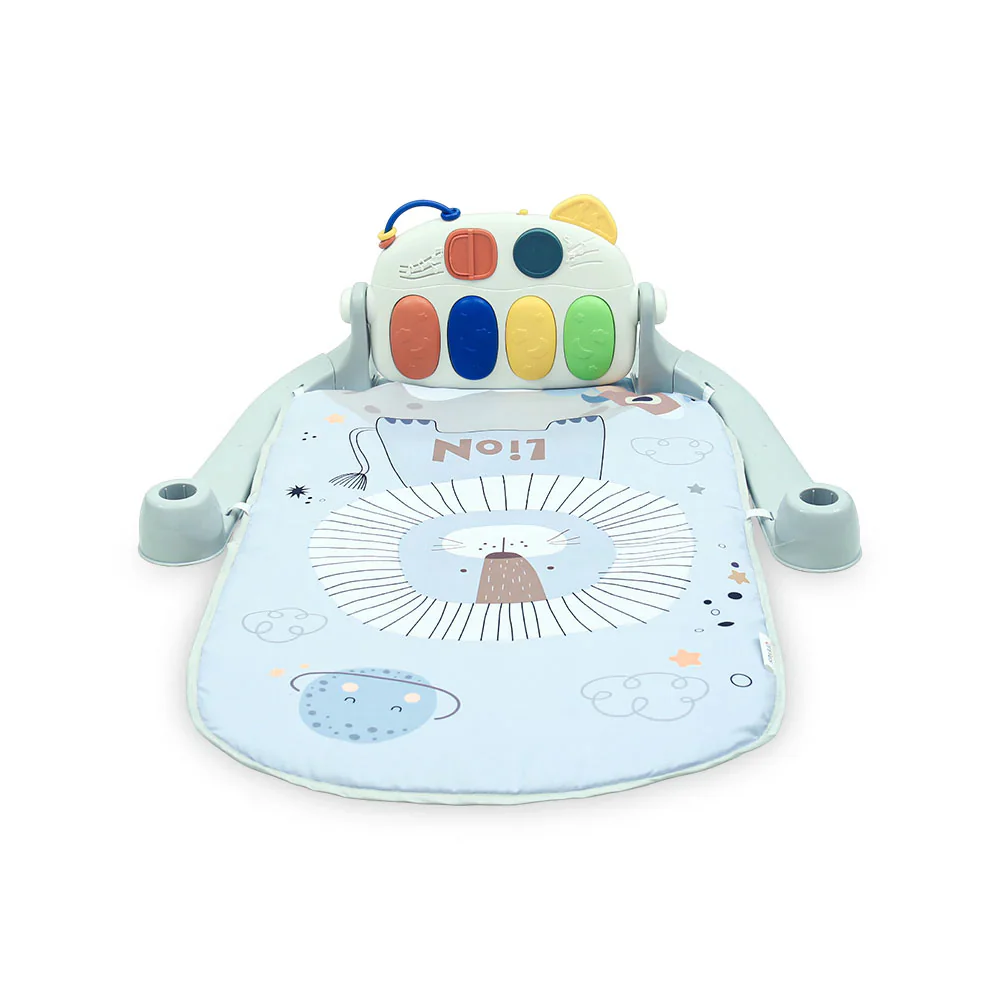 Tinnies Baby Piano Play Gym & Activity Mat Grey (0–36 Months) - Image 3