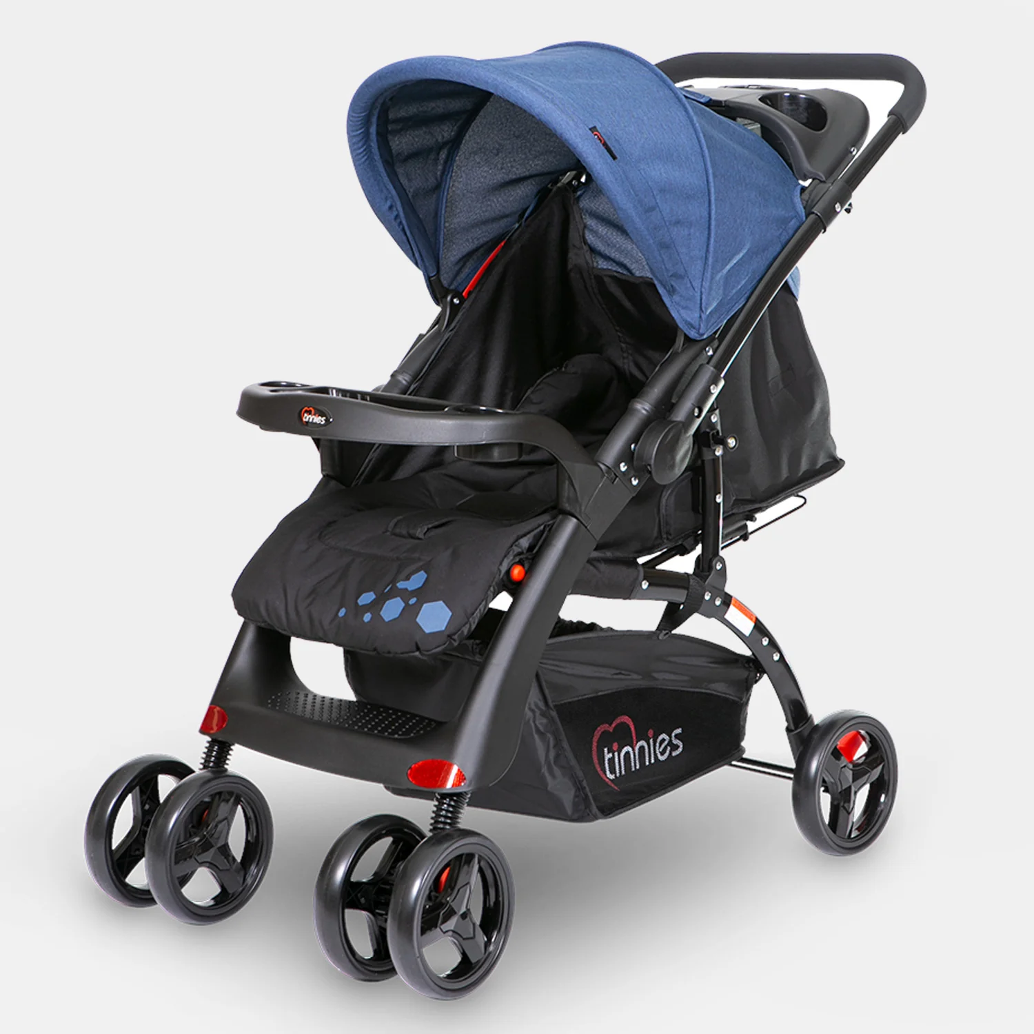 Tinnies Baby Stroller Revers Handle Black C-18D - Image 3