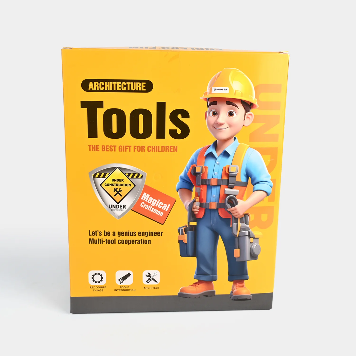 Junior Builder Pretend Play Tool Kit - Image 4
