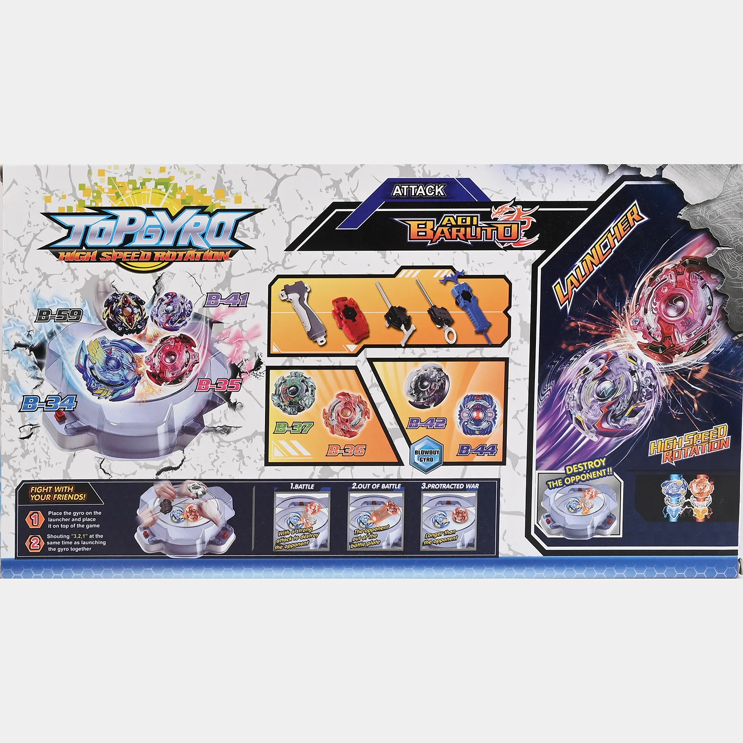 TopGyro High-Speed Rotation Battle Set - Image 4