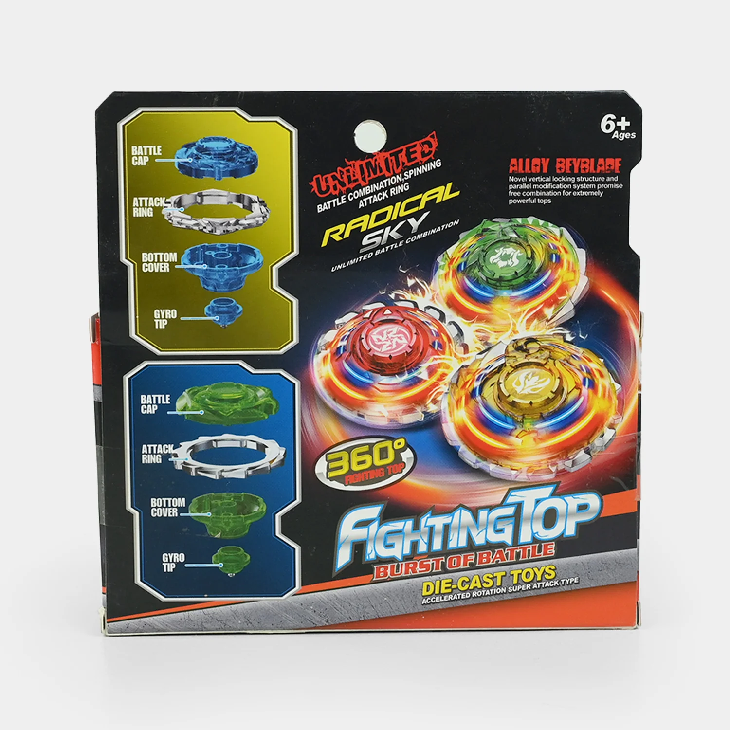 Top Gyro Battle Beyblade With Light Toy for Kids - Image 7