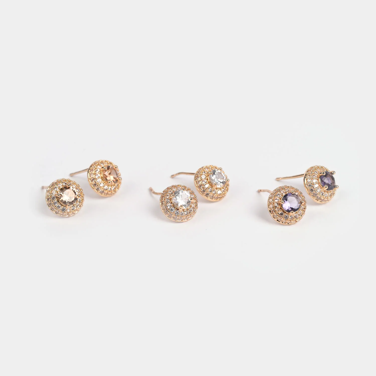 Girls Fancy & Stylish Earrings/Tops - Pack of 3