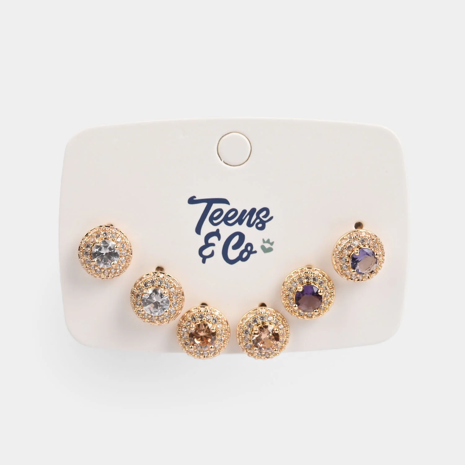 Girls Fancy & Stylish Earrings/Tops - Pack of 3 - Image 2
