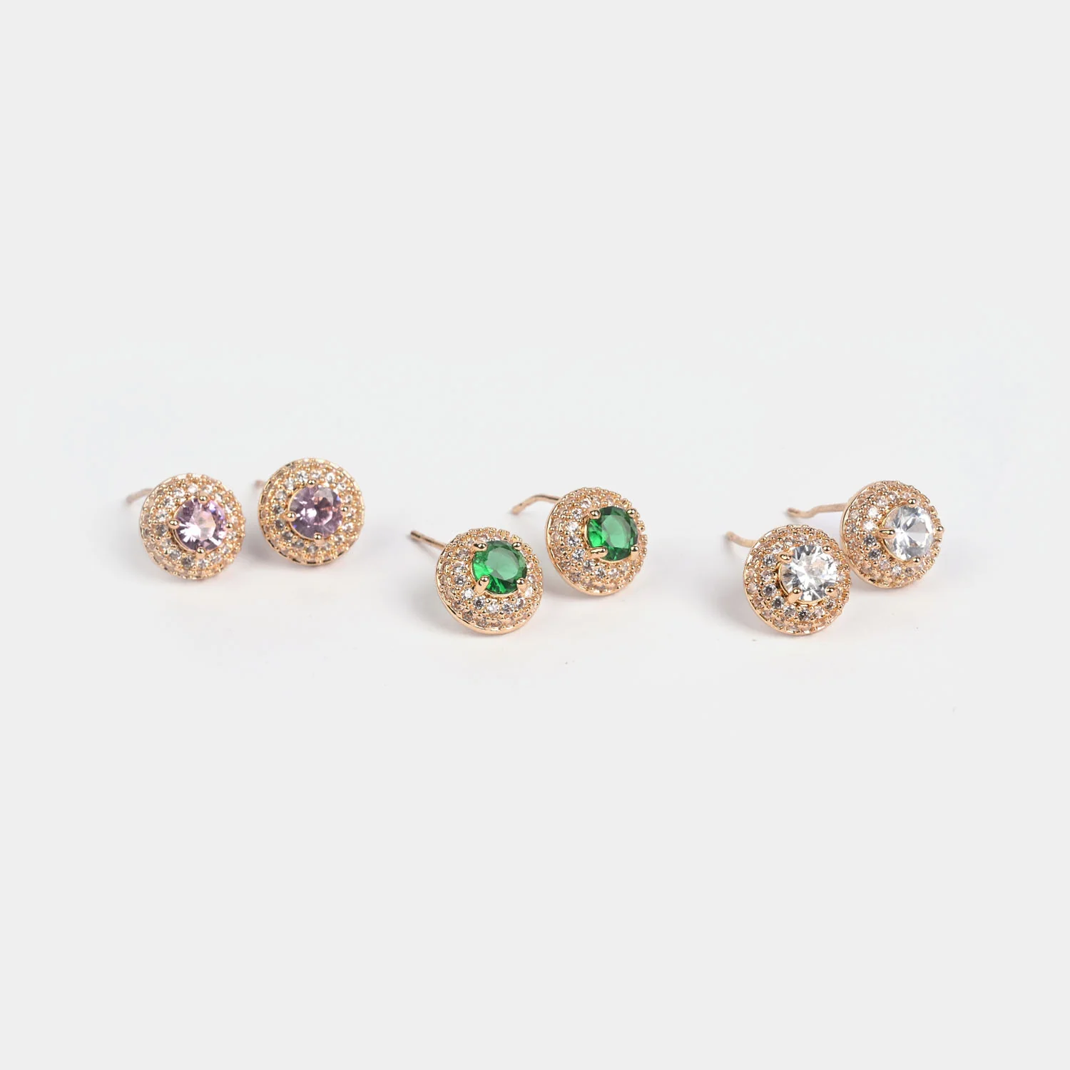 Girls Fancy & Stylish Earrings/Tops - Pack of 3