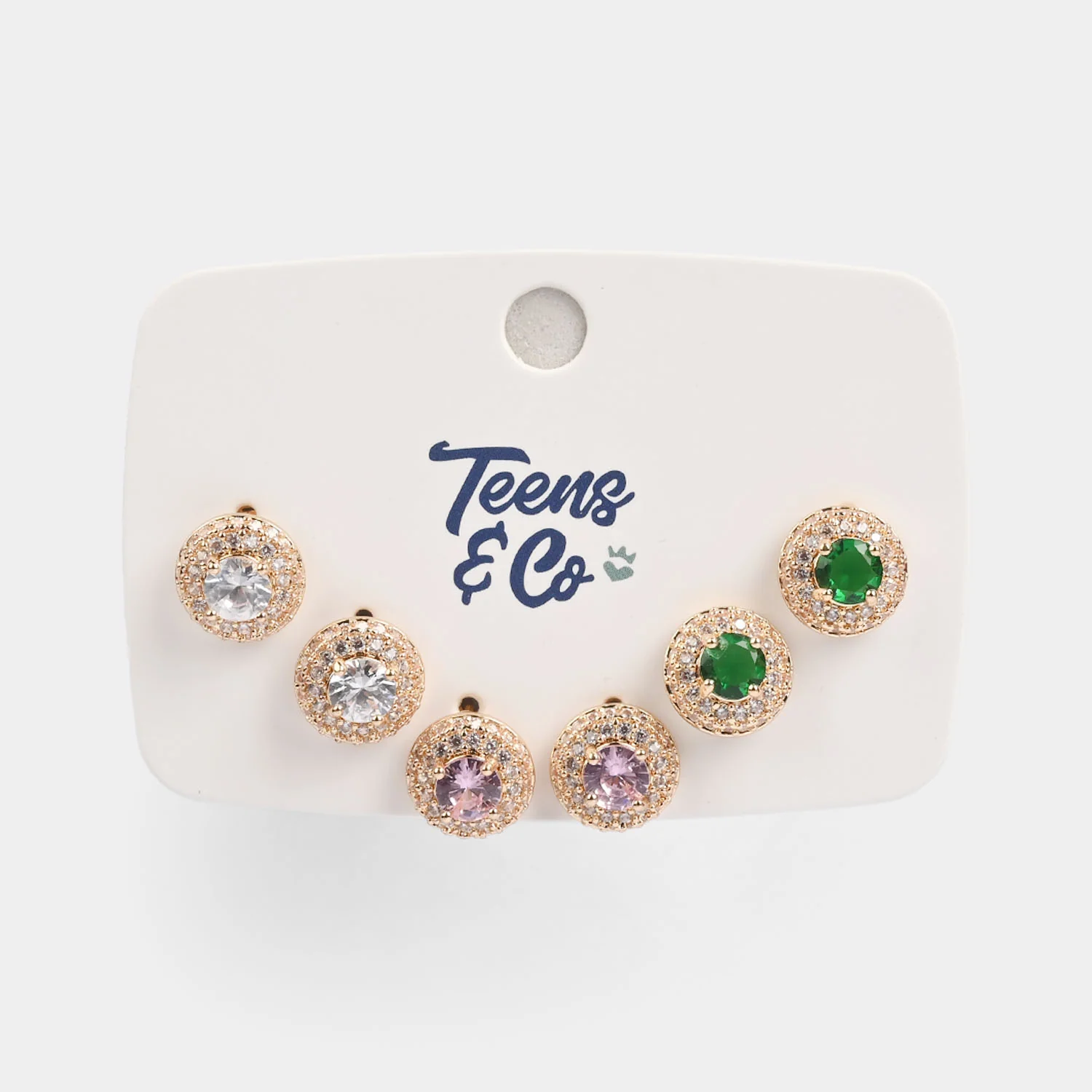 Girls Fancy & Stylish Earrings/Tops - Pack of 3 - Image 2