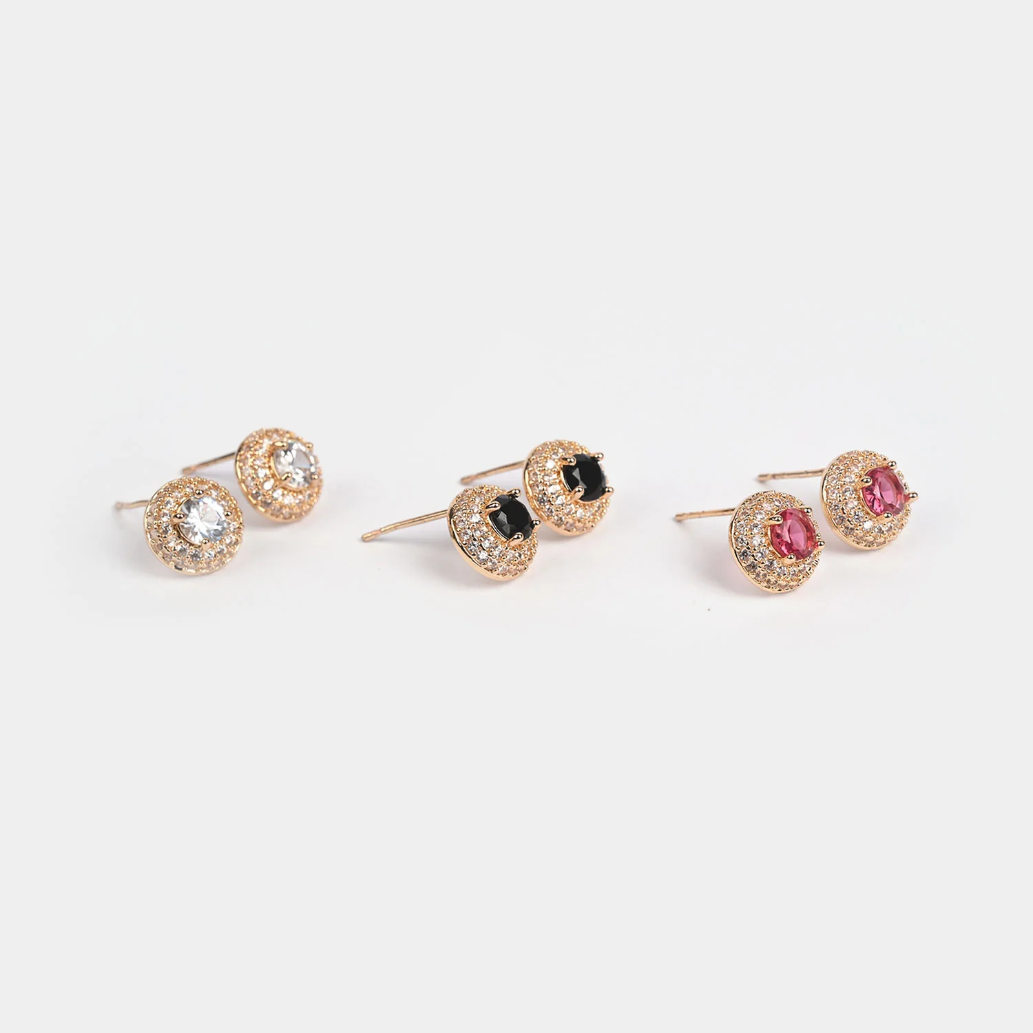 Girls Fancy & Stylish Earrings/Tops - Pack of 3