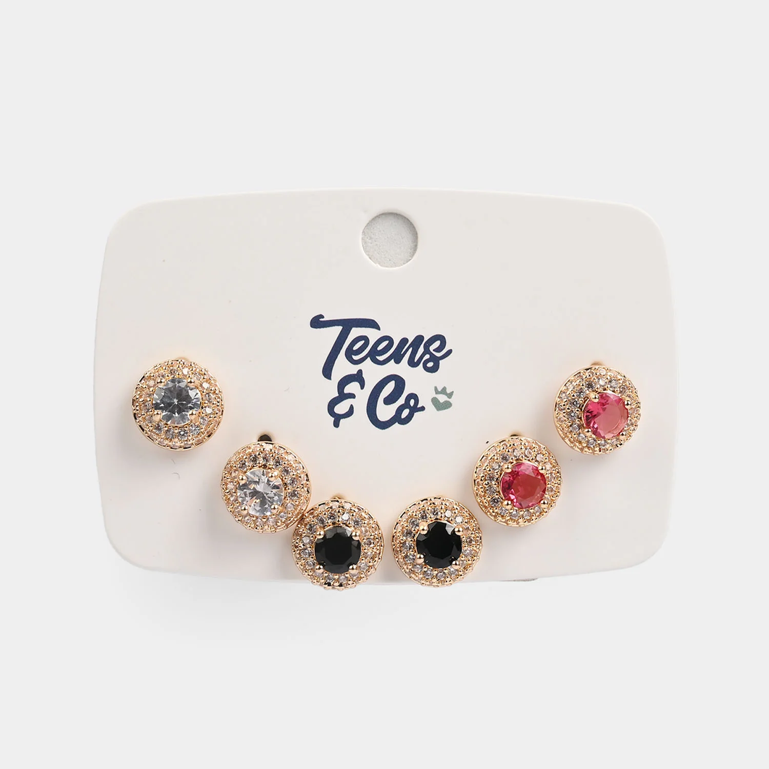 Girls Fancy & Stylish Earrings/Tops - Pack of 3 - Image 2