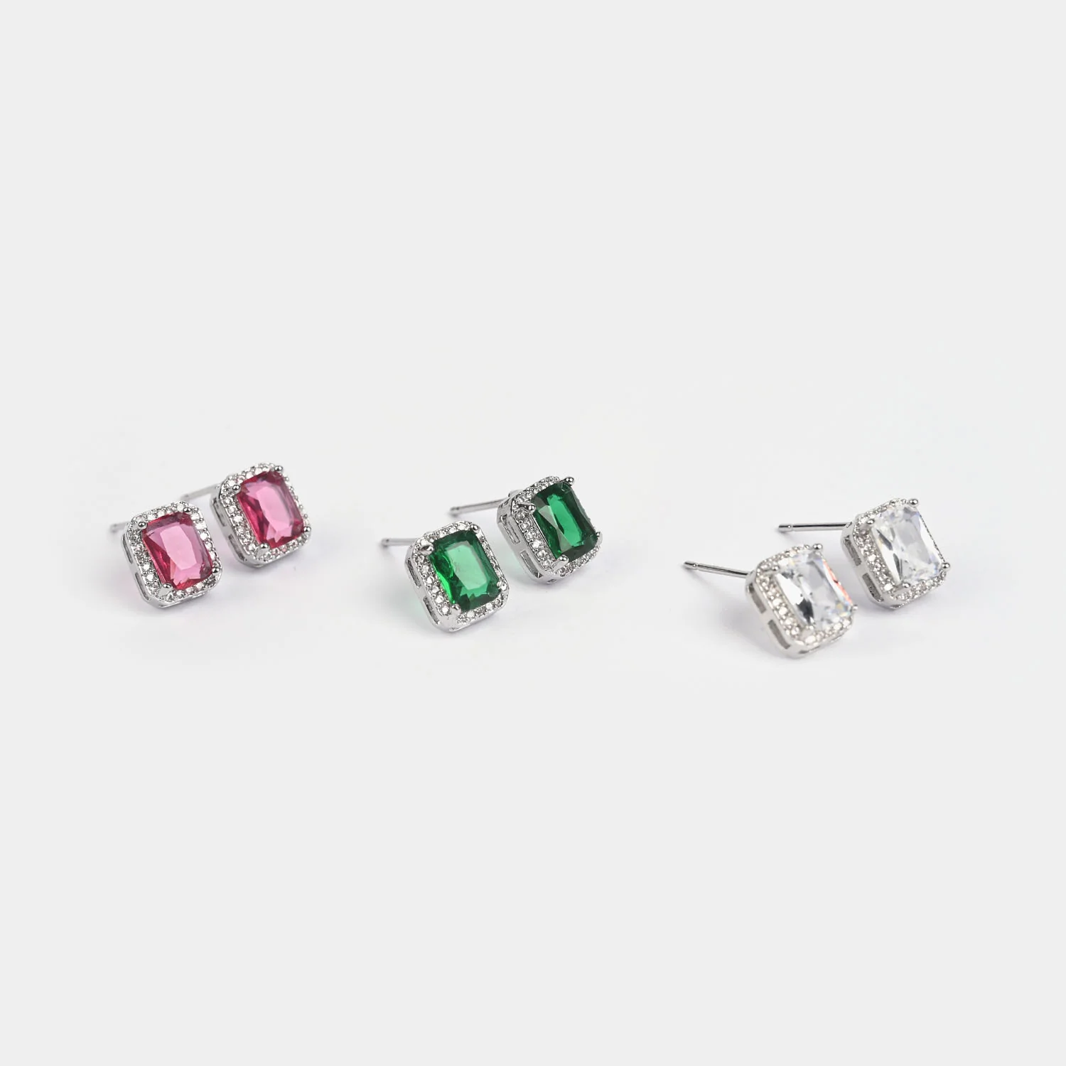 Girls Fancy & Stylish Earrings/Tops - Pack of 3