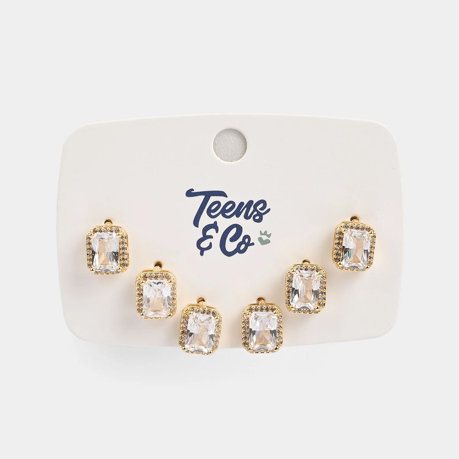 Girls Fancy & Stylish Earrings/Tops - Pack of 3 - Image 2