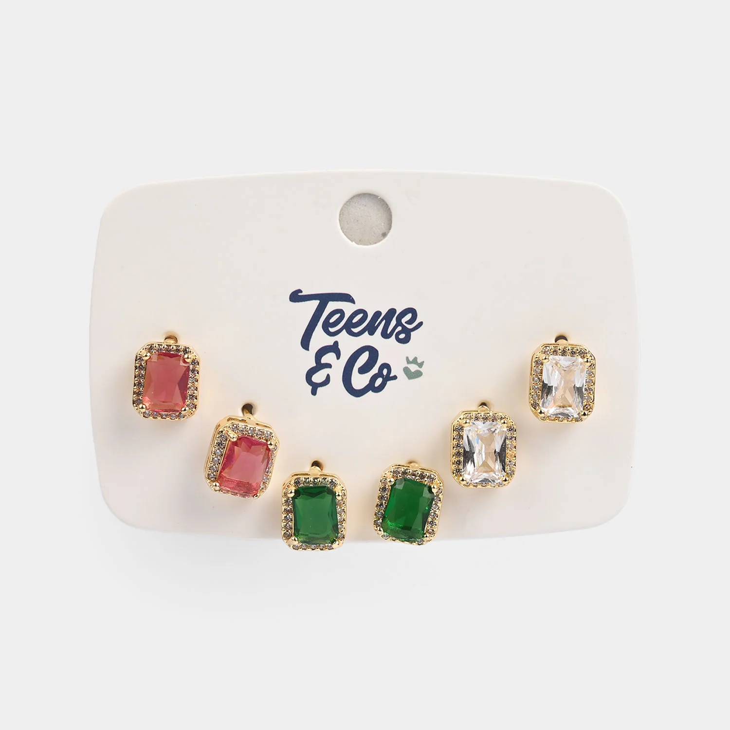 Girls Fancy & Stylish Earrings/Tops - Pack of 3 - Image 2