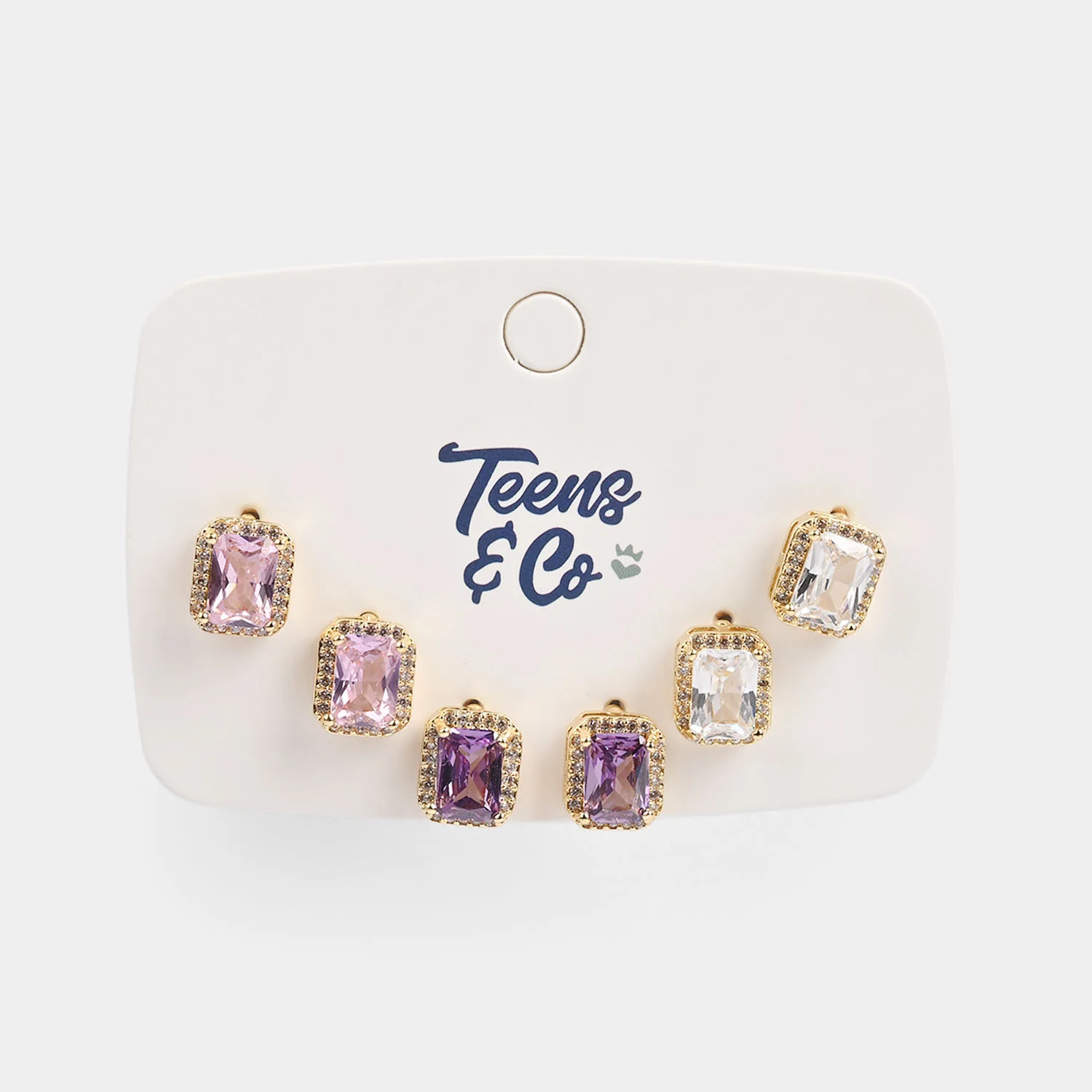 Girls Fancy & Stylish Earrings/Tops - Pack of 3 - Image 2