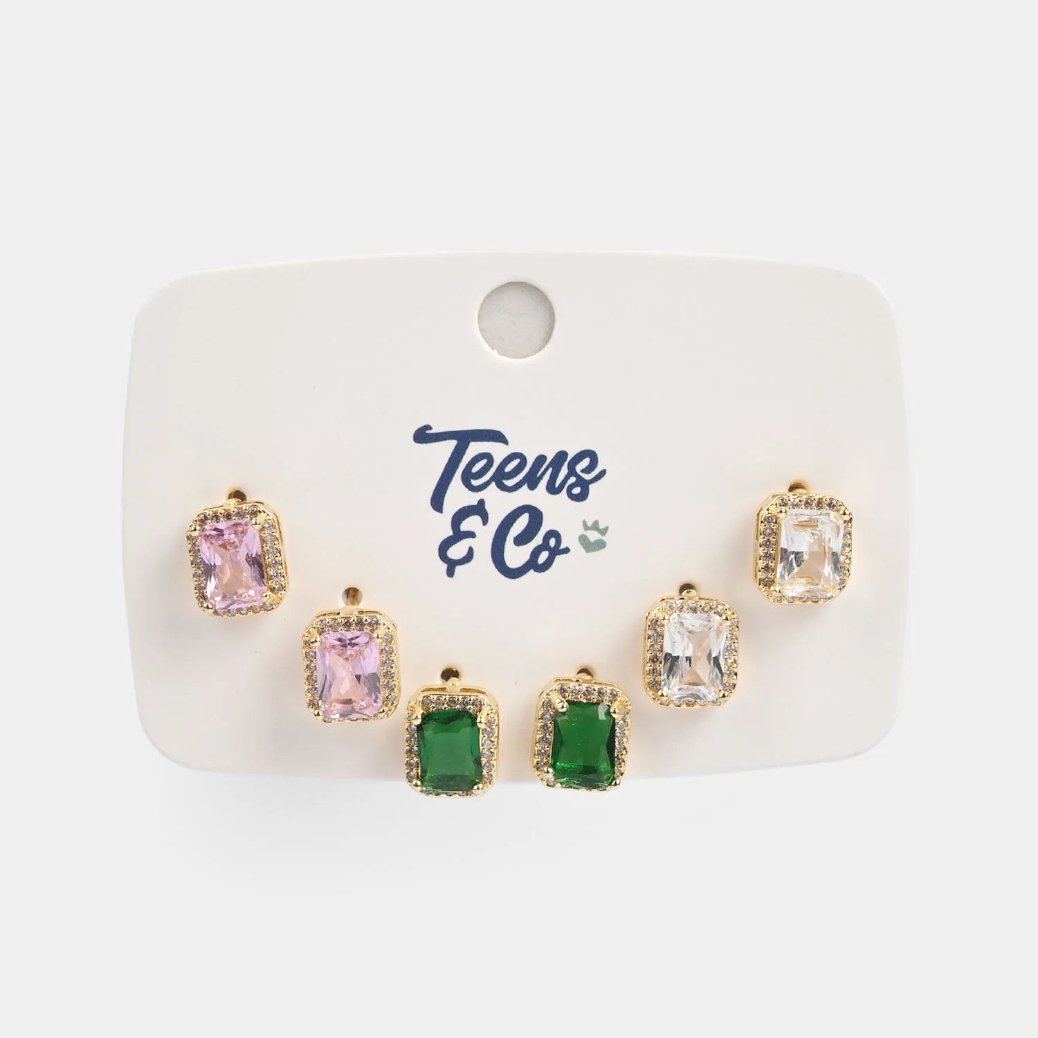 Girls Fancy & Stylish Earrings/Tops - Pack of 3 - Image 2