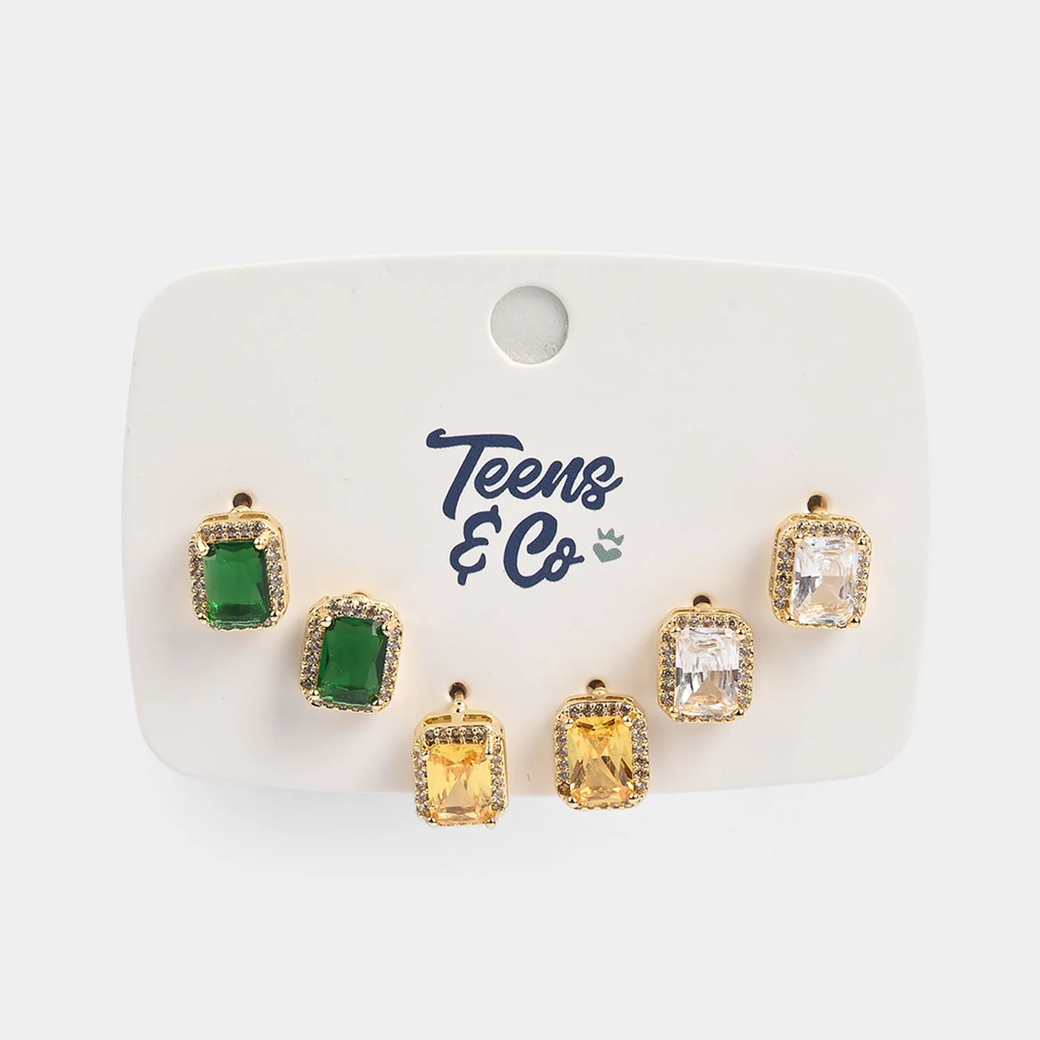 Girls Fancy & Stylish Earrings/Tops - Pack of 3 - Image 2