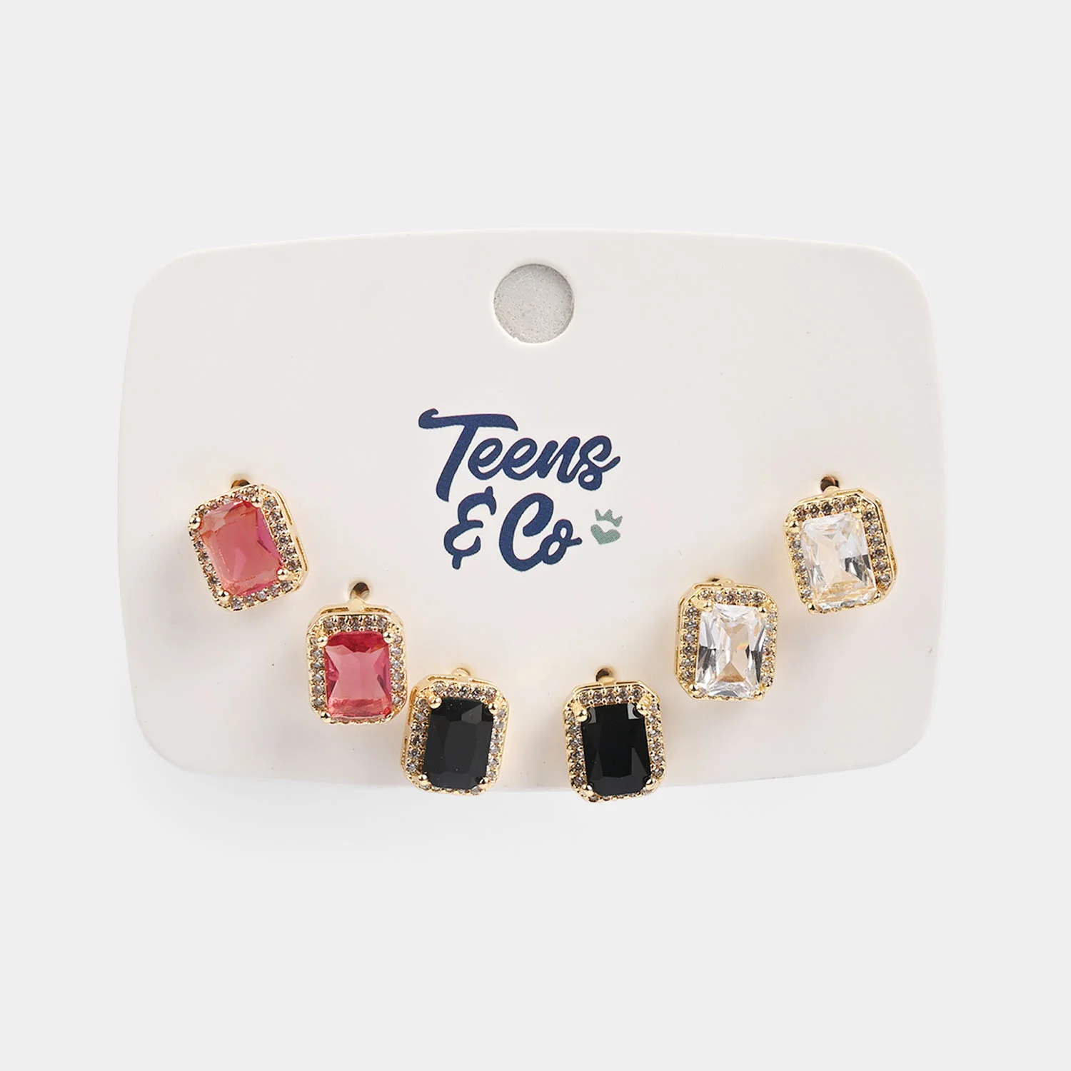 Girls Fancy & Stylish Earrings/Tops - Pack of 3 - Image 2