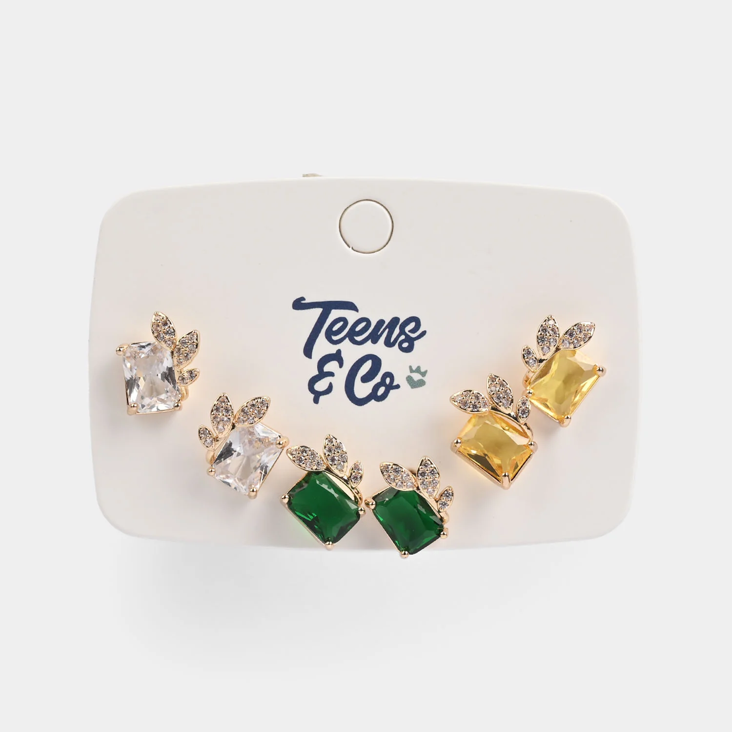 Girls Fancy & Stylish Earrings/Tops - Pack of 3 - Image 2
