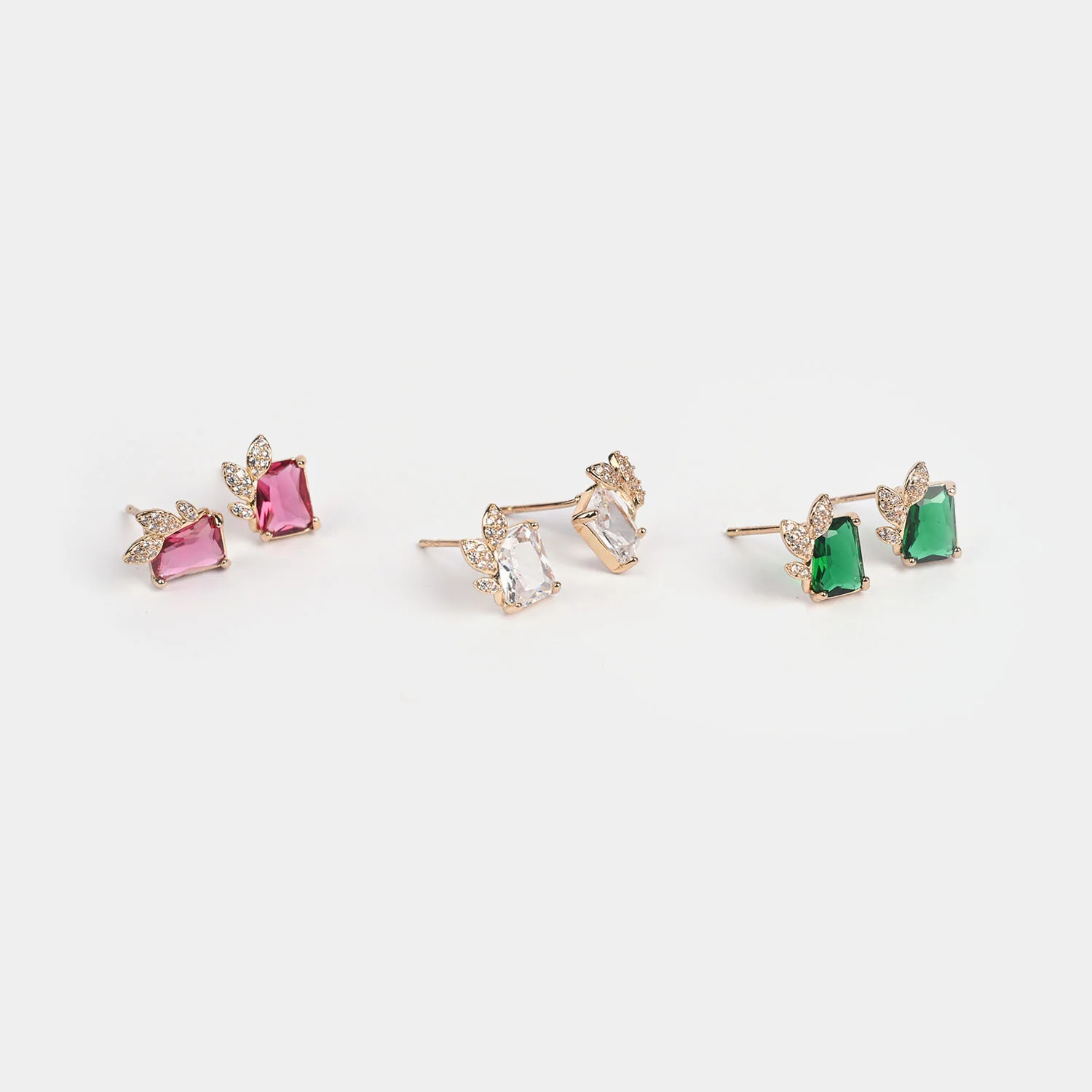 Girls Fancy & Stylish Earrings/Tops - Pack of 3