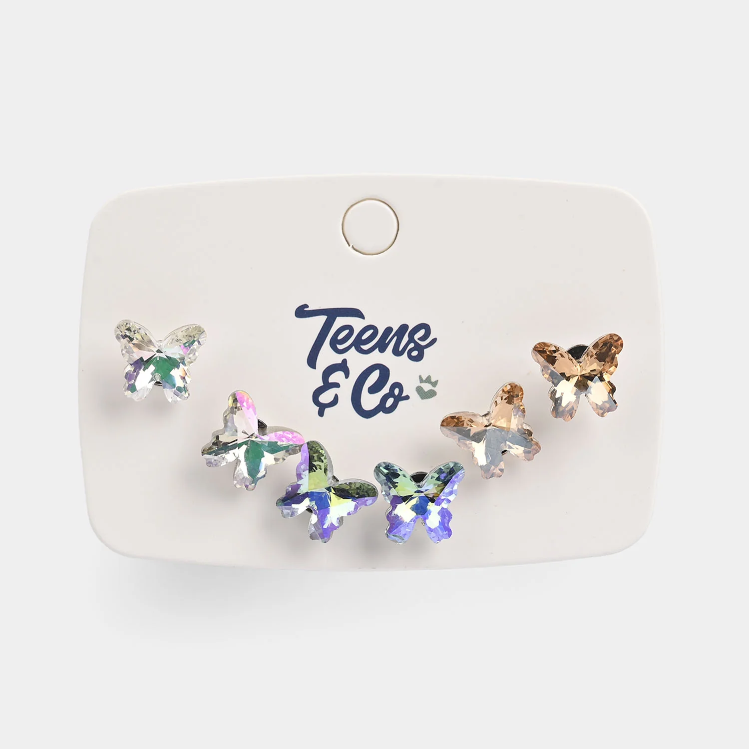 Girls Earrings/Tops Set (Butterfly) - Pack of 3 - Image 2