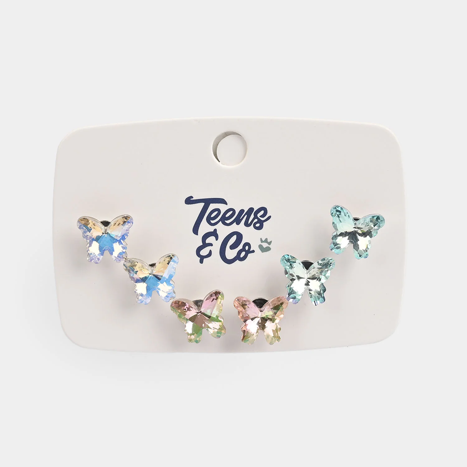Girls Earrings/Tops Set (Butterfly) - Pack of 3 - Image 2