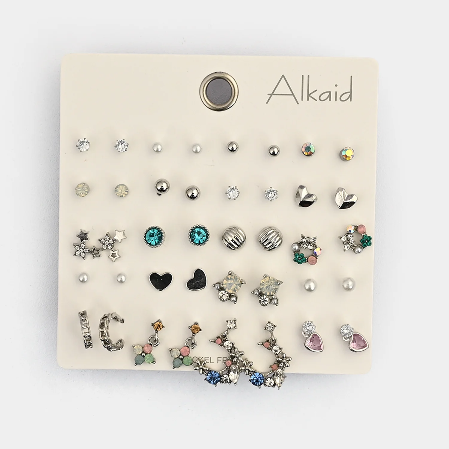 Assorted Earrings Studs / Tops Set (20 Pairs) - Image 3