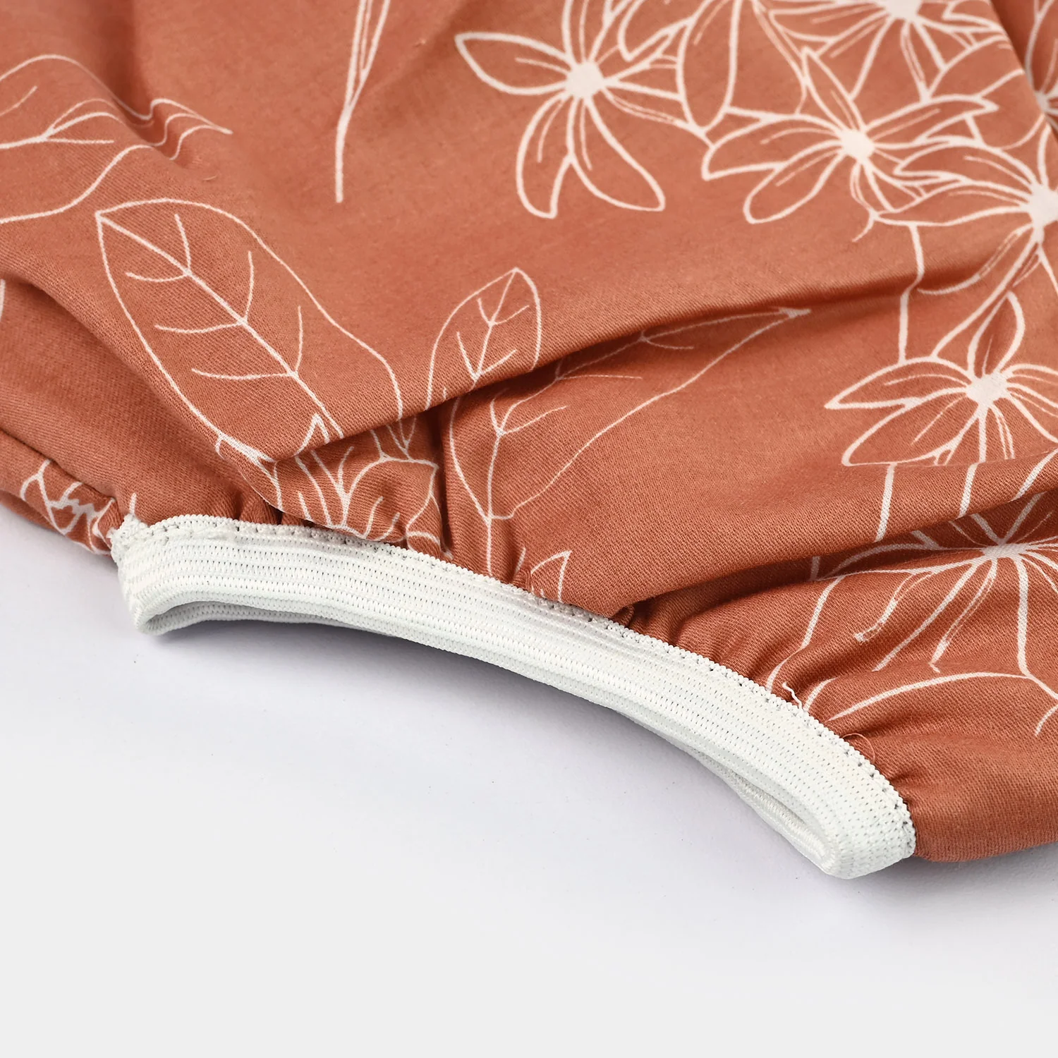 Towel Cotton Panty 12-18M Brown Flower Print - Image 3