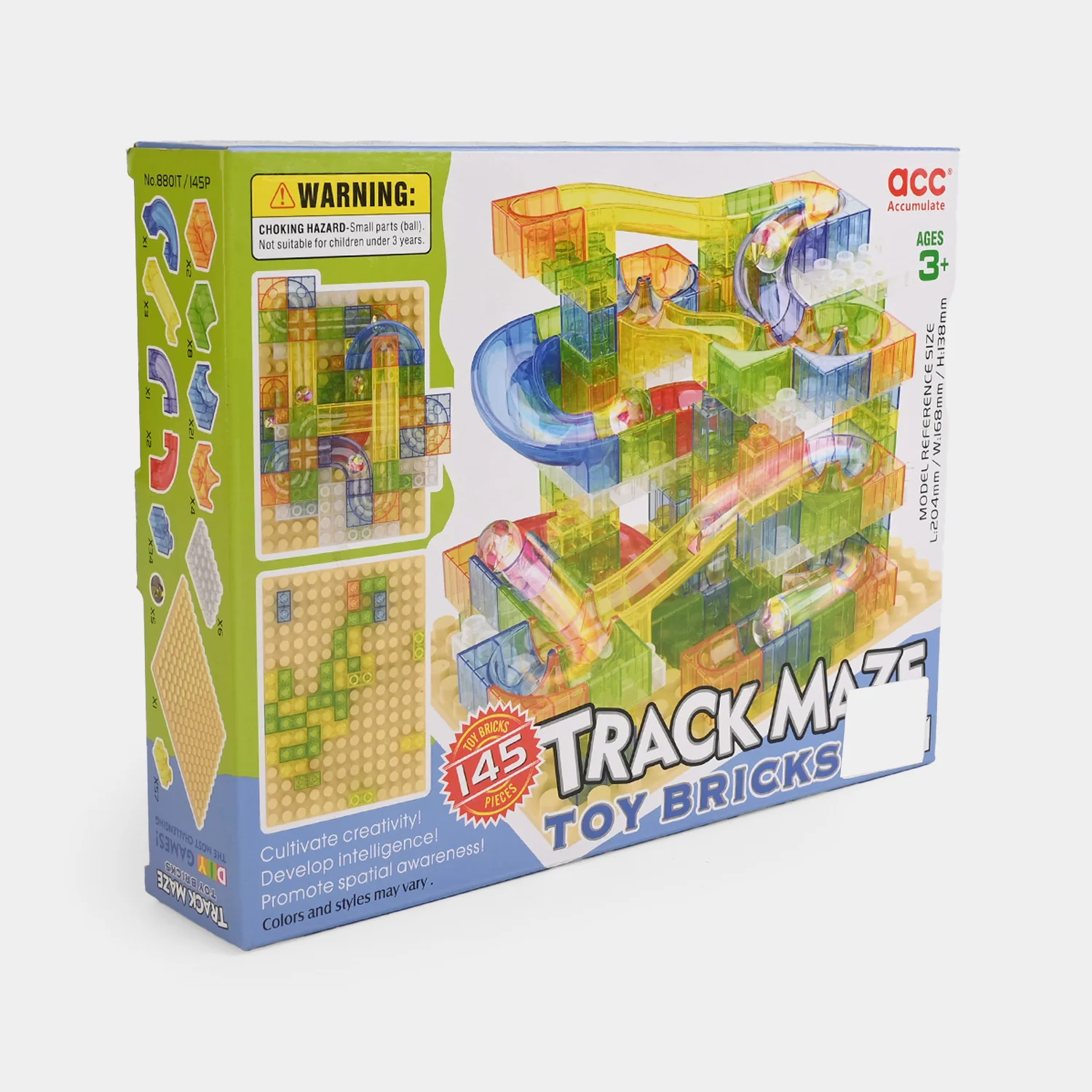 Track Maze Toy Bricks Set | 145Pcs