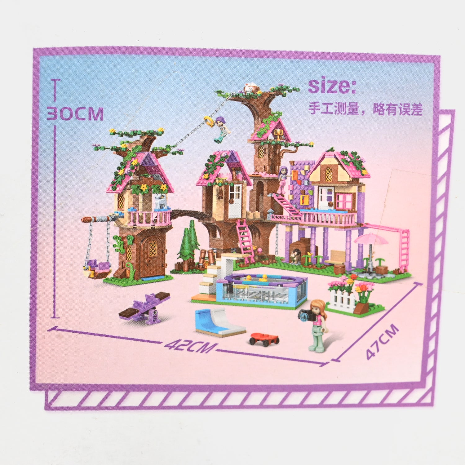 Girls Summer Tree House Building Blocks Set - Image 4
