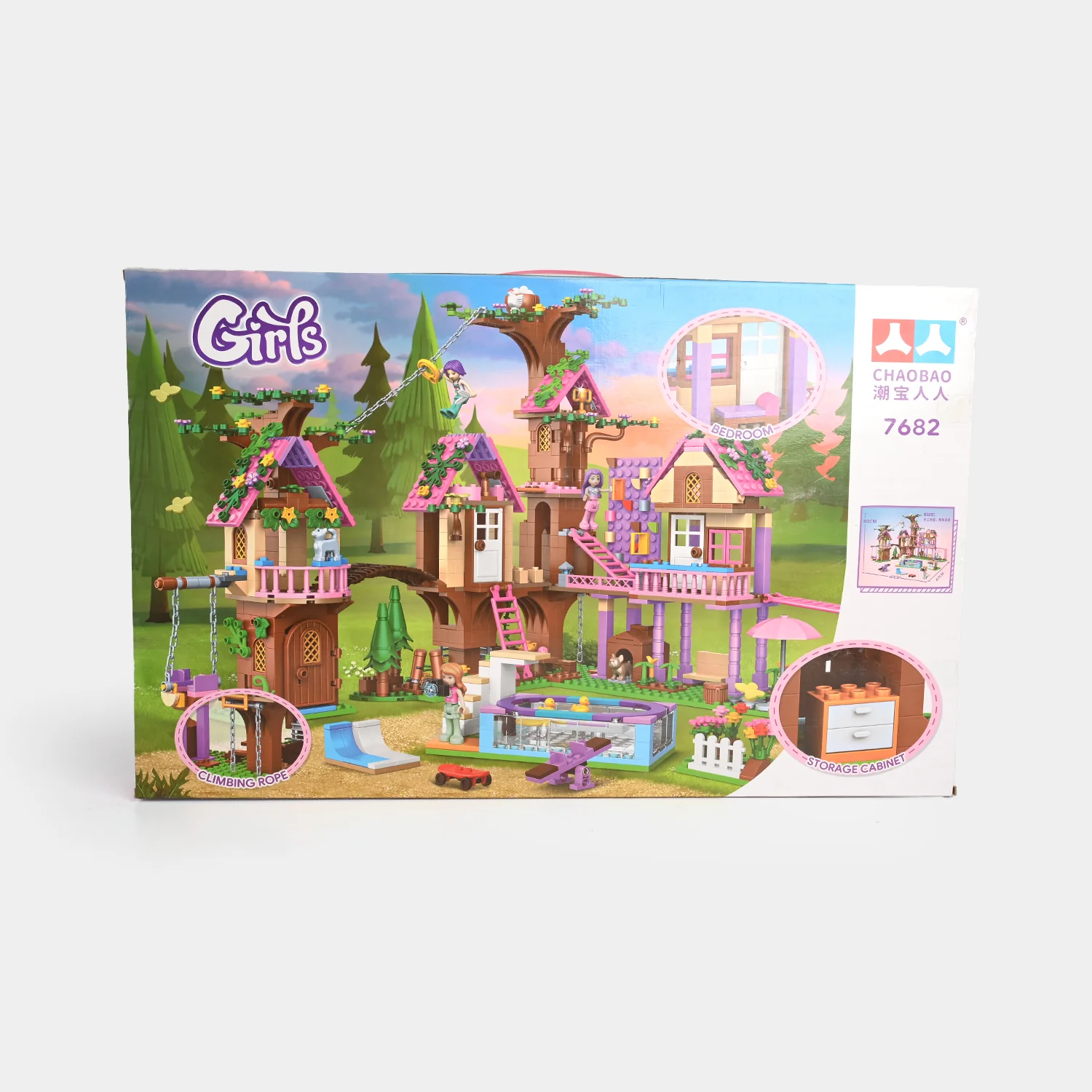 Girls Summer Tree House Building Blocks Set - Image 6