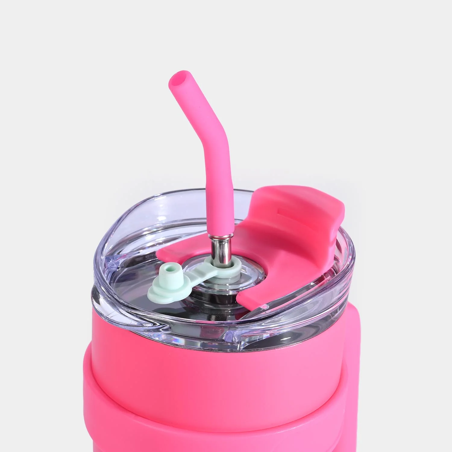 Tumbler with Handle & Straw - Image 2