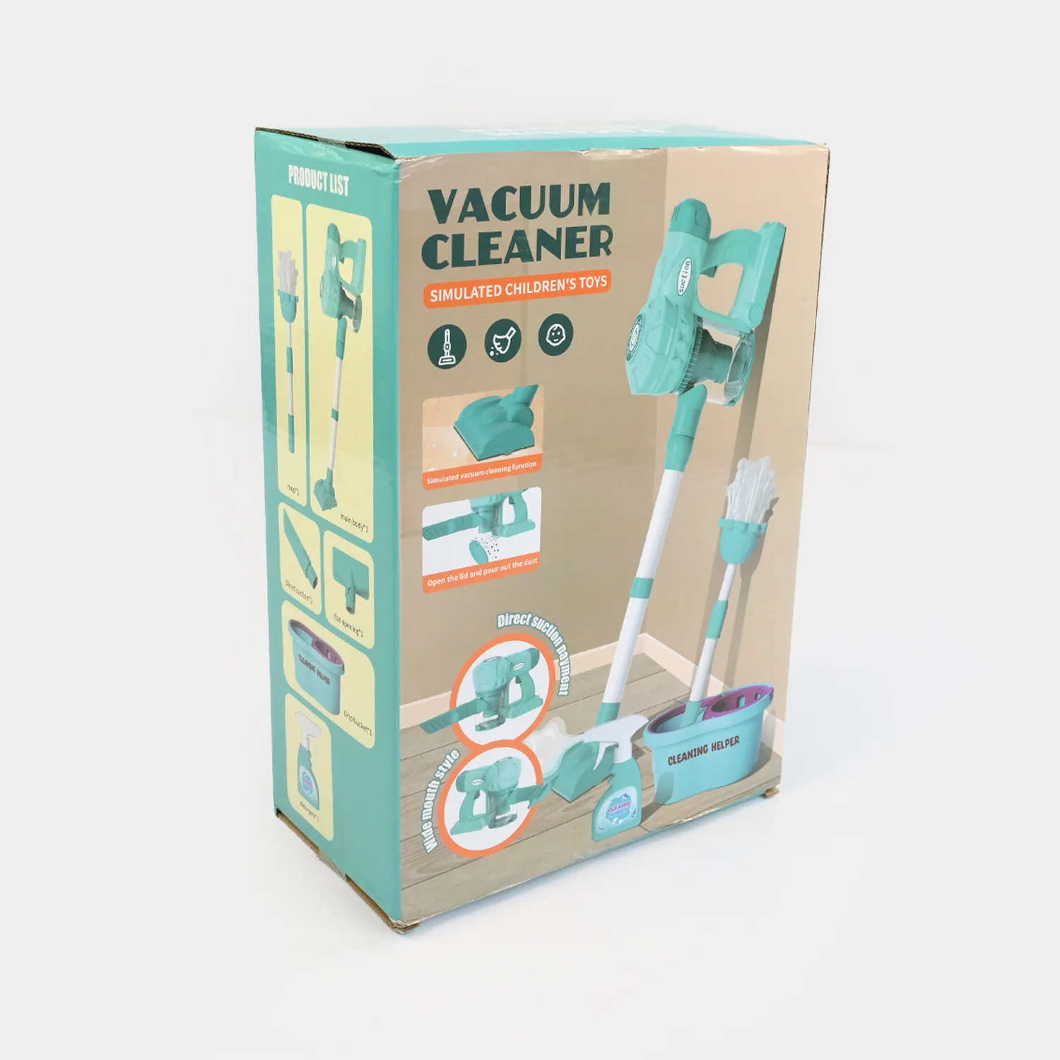 Children's Simulated Household Cleaning Tool Toy Set - Image 3