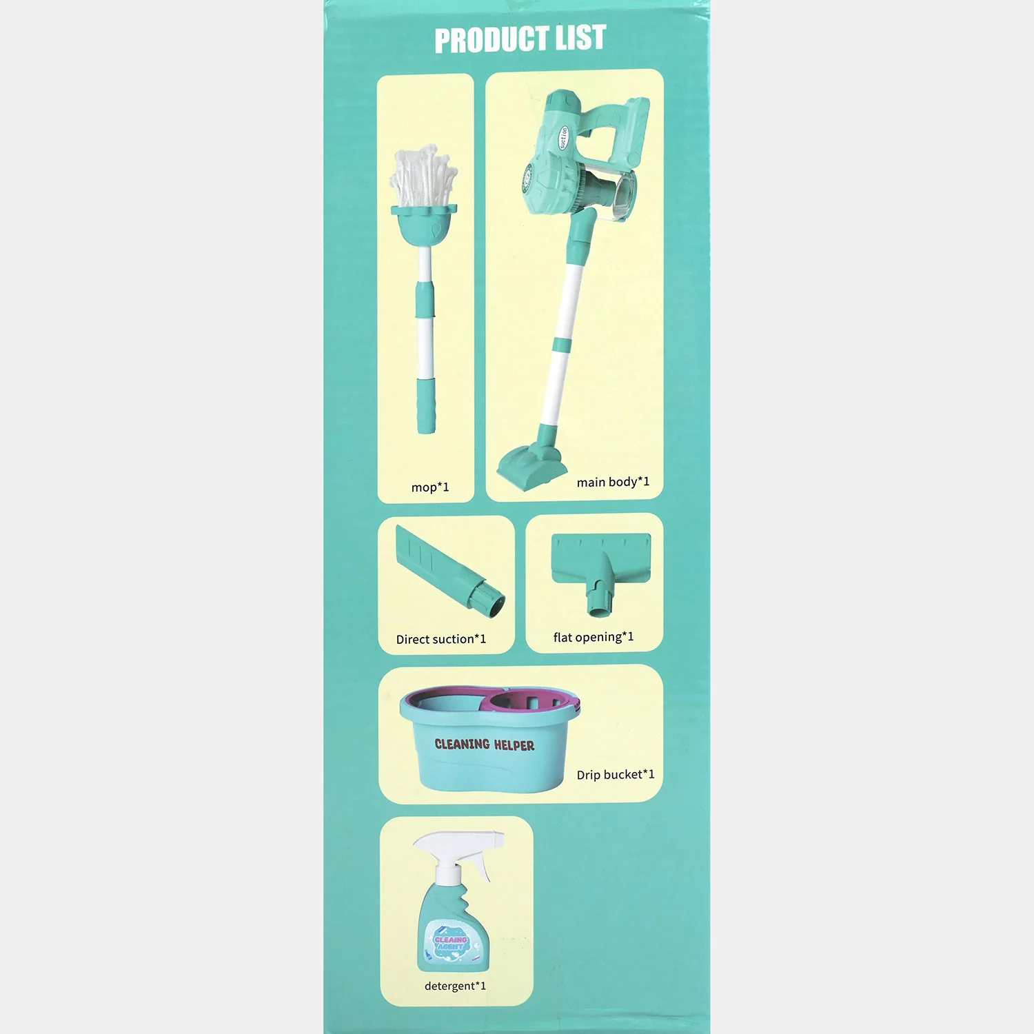 Children's Simulated Household Cleaning Tool Toy Set - Image 6