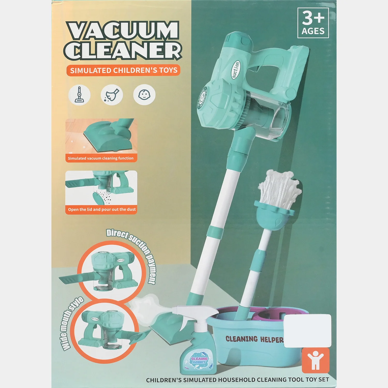 Children's Simulated Household Cleaning Tool Toy Set - Image 7